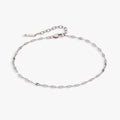 Multi Faceted Chain Anklet