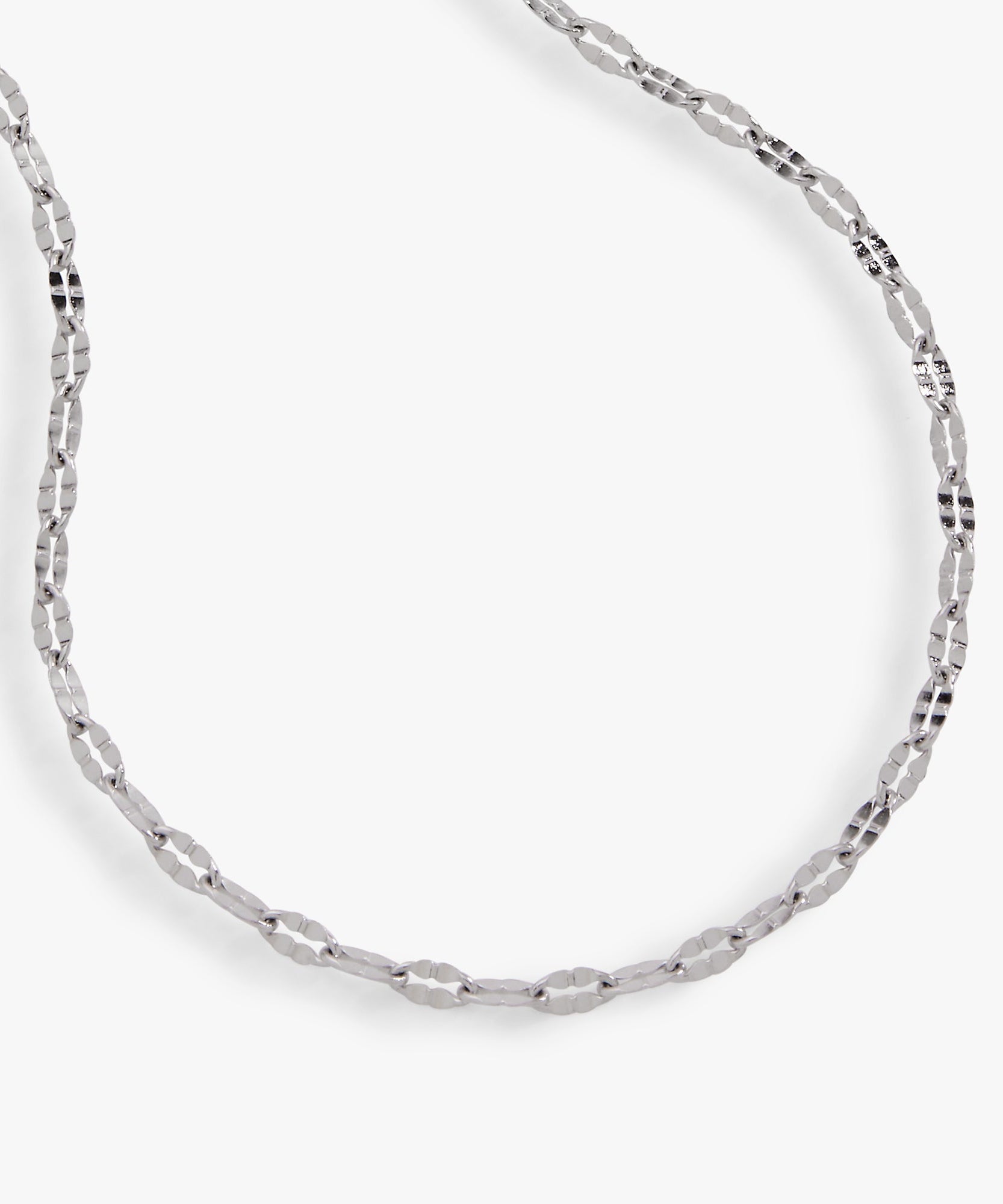 Multi Faceted Chain Anklet