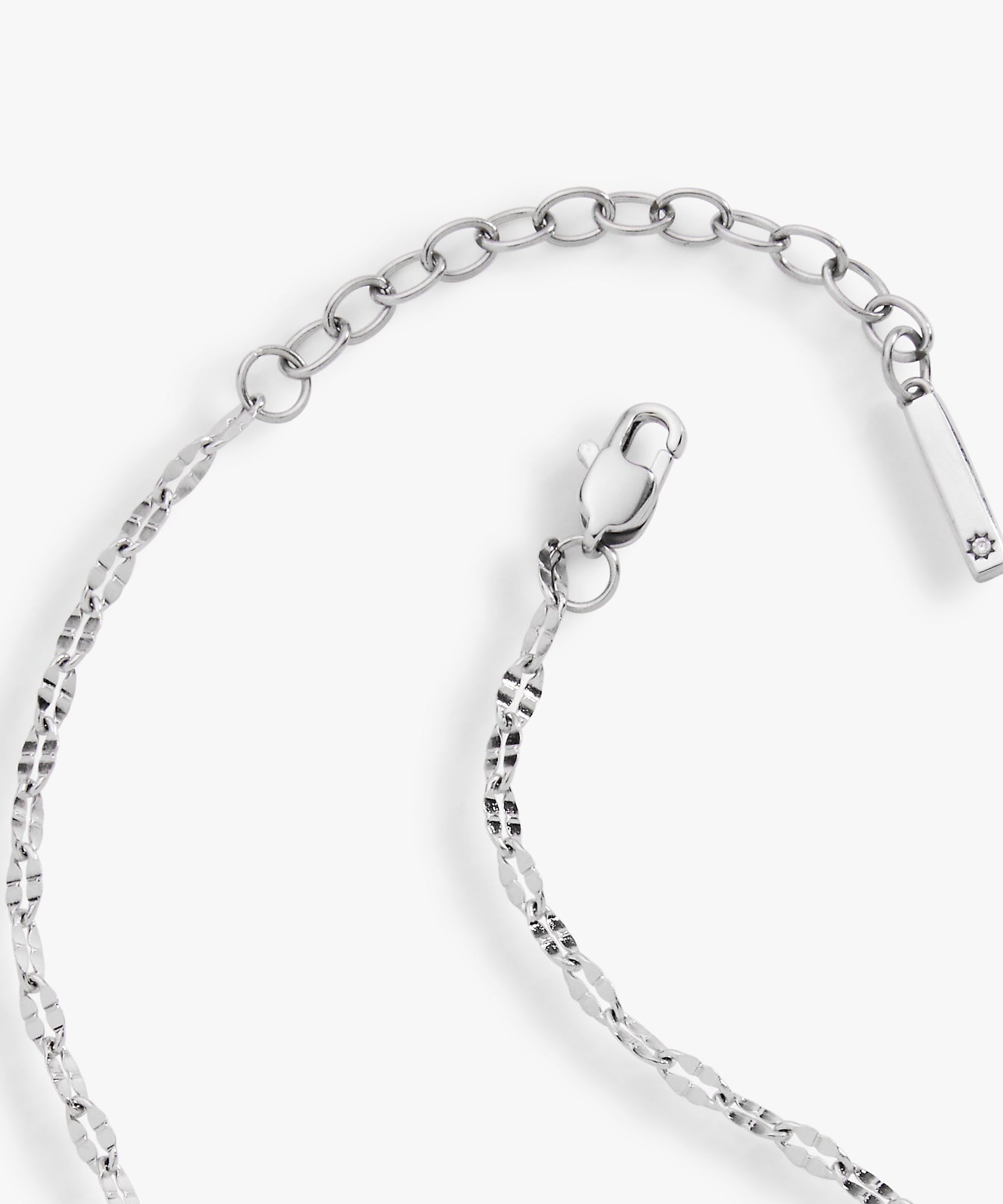 Multi Faceted Chain Anklet