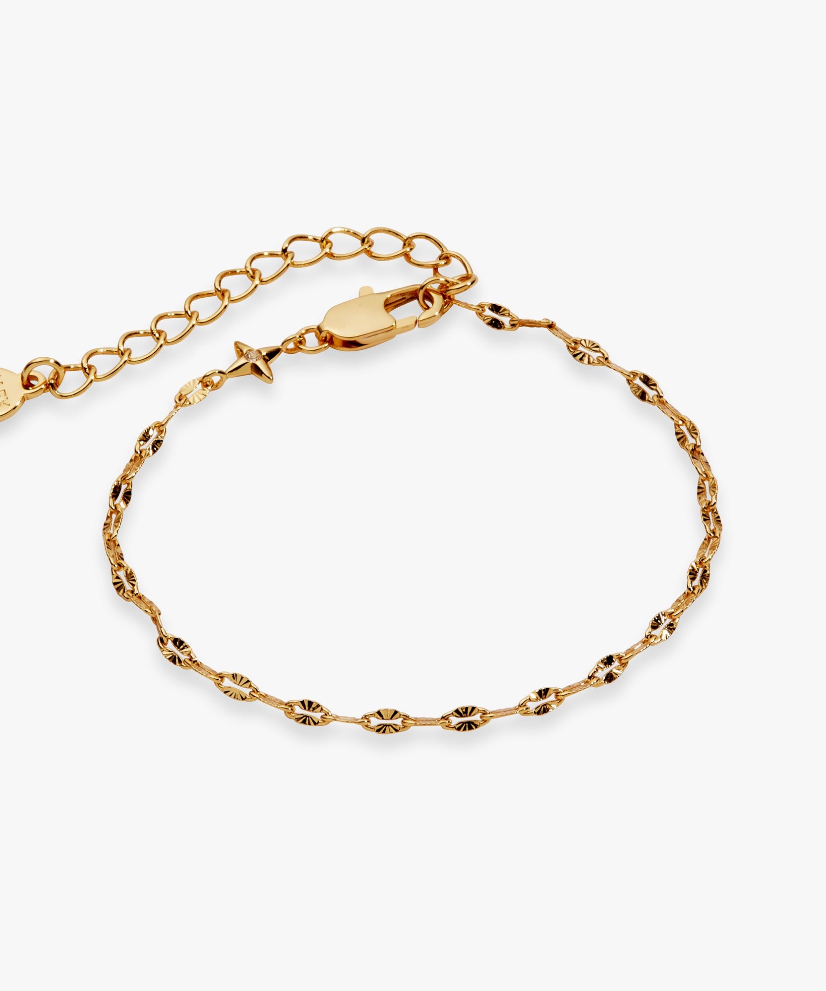 Multi Faceted Chain Bracelet