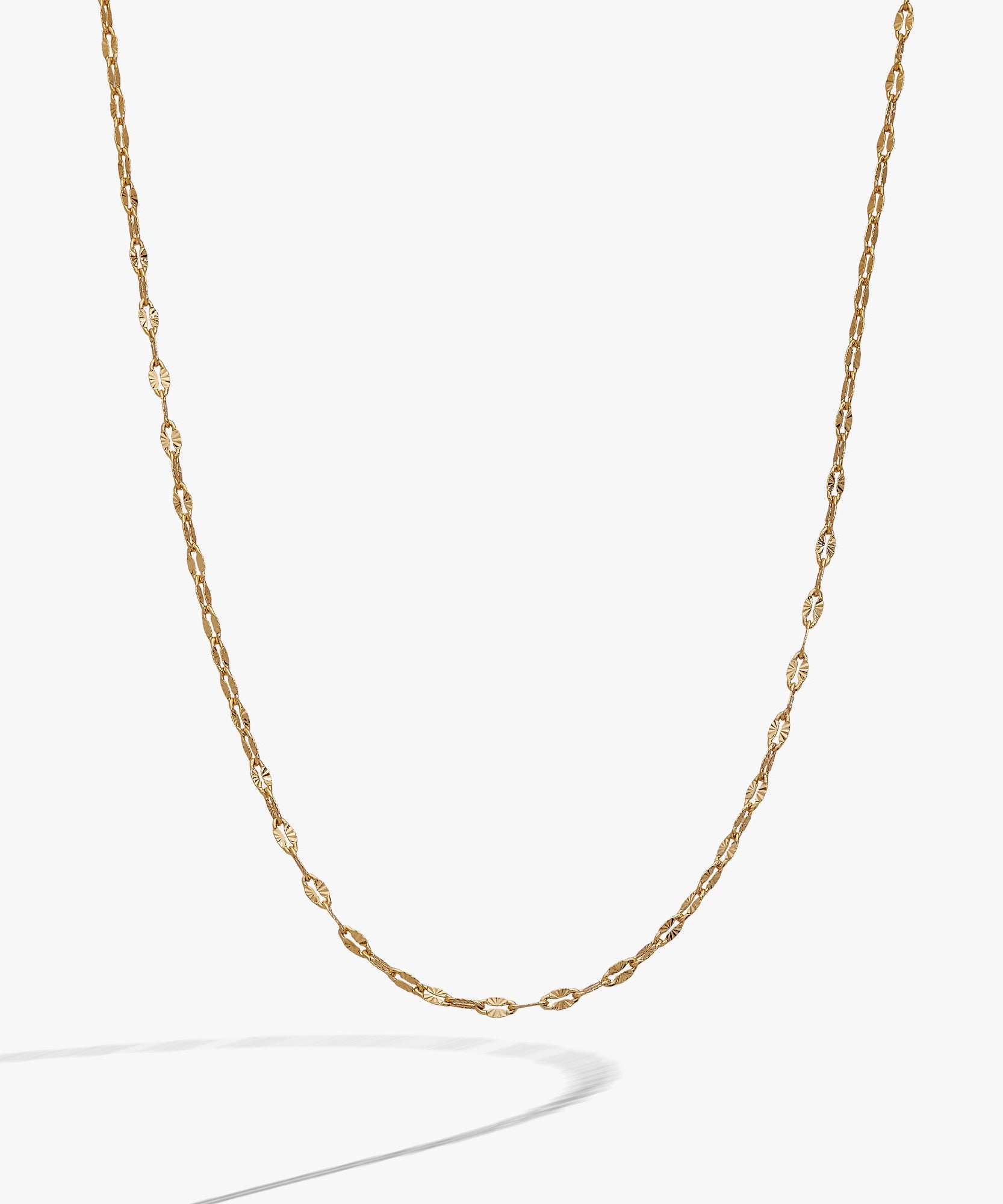 Multi Faceted Chain Necklace