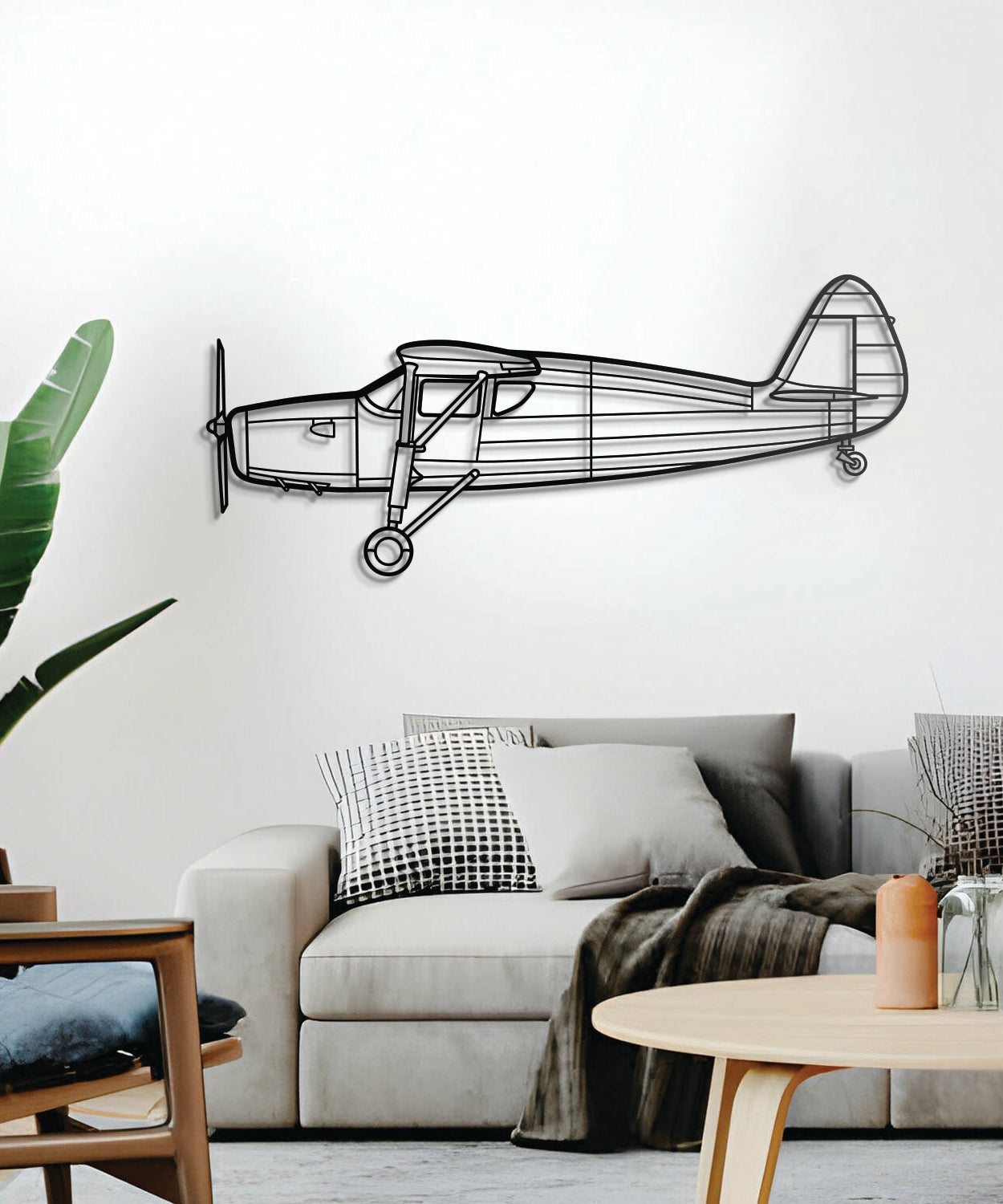 24R Argus III UC61K Metal Aircraft Wall Art - NCP0303