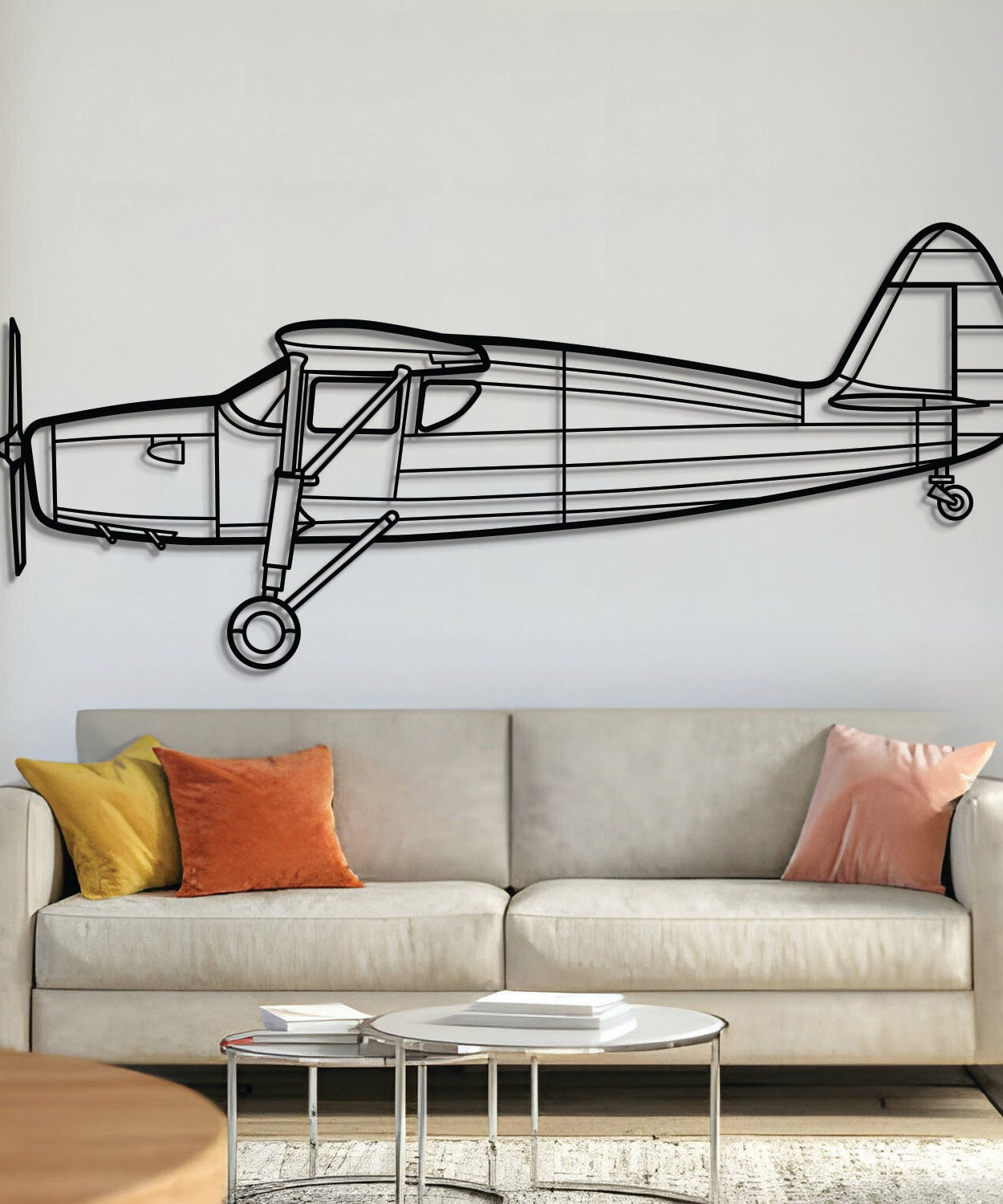 24R Argus III UC61K Metal Aircraft Wall Art - NCP0303