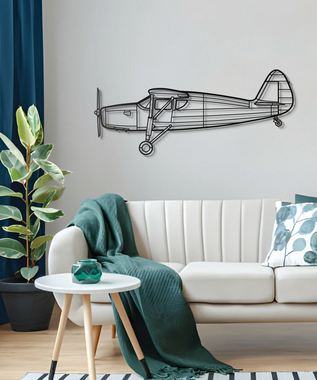 24R Argus III UC61K Metal Aircraft Wall Art - NCP0303