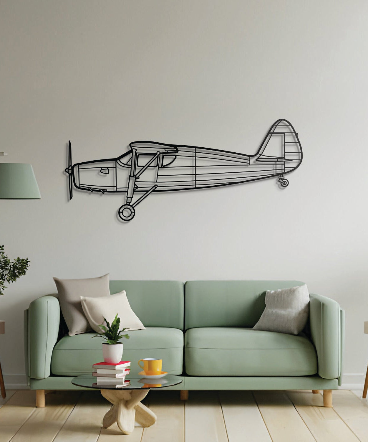 24R Argus III UC61K Metal Aircraft Wall Art - NCP0303