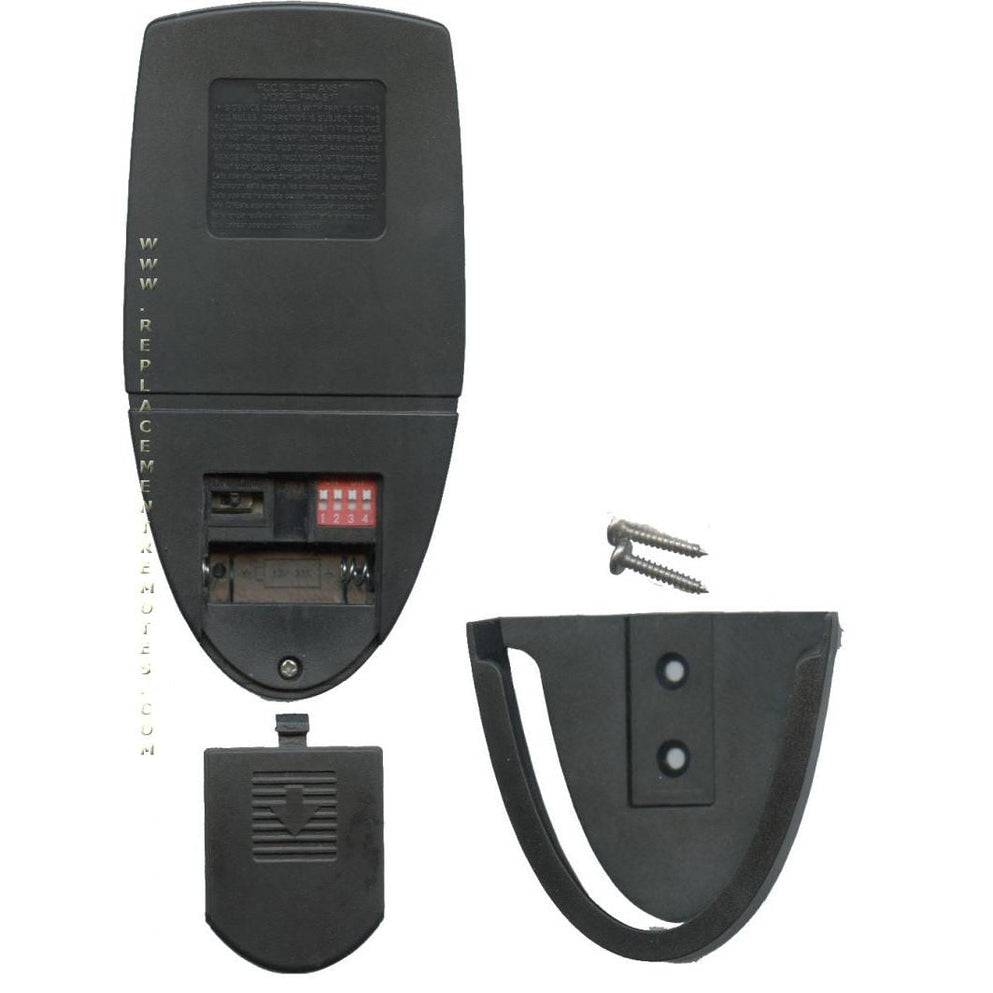 Anderic FAN51TB Replacement Ceiling Fan Remote Control for Harbor Breeze and others - FAN-51T - Black