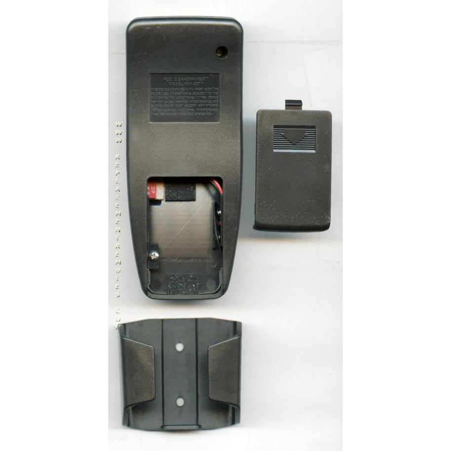Anderic FAN53TB (315 MHz) Replacement Ceiling Fan Remote Control | FAN53T, FAN-53T | Black