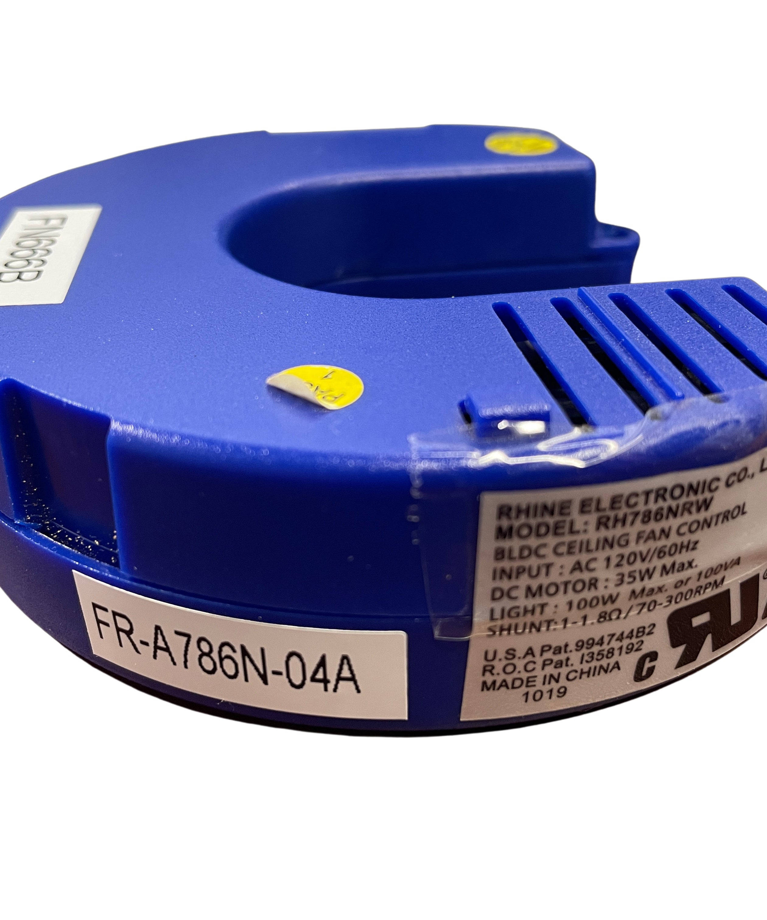 Substitute for Fanimation Fans UC786N04A Ceiling Fan Receiver [UC786N37-RR7225T]
