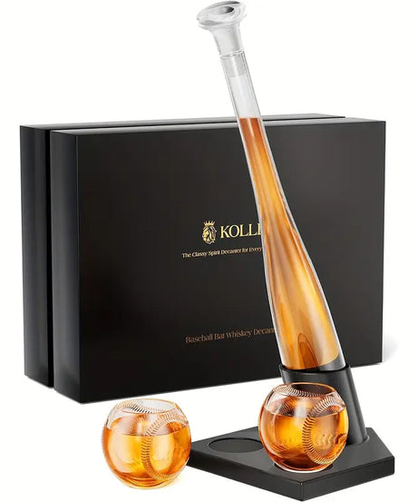 Home Run Baseball Decanter Set