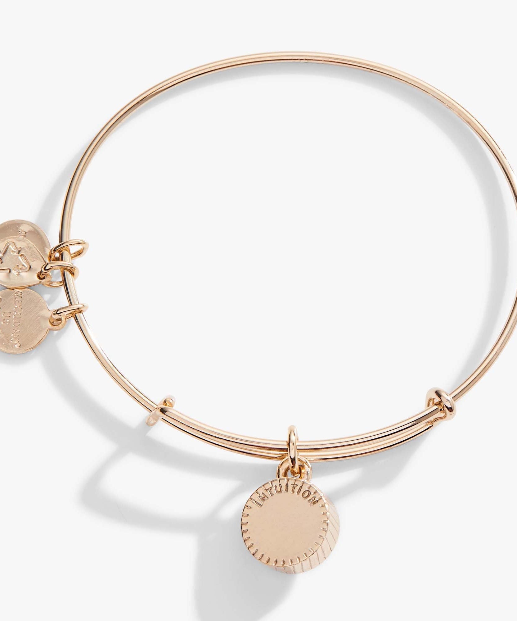 February Birthstone Charm Bangle, Amethyst