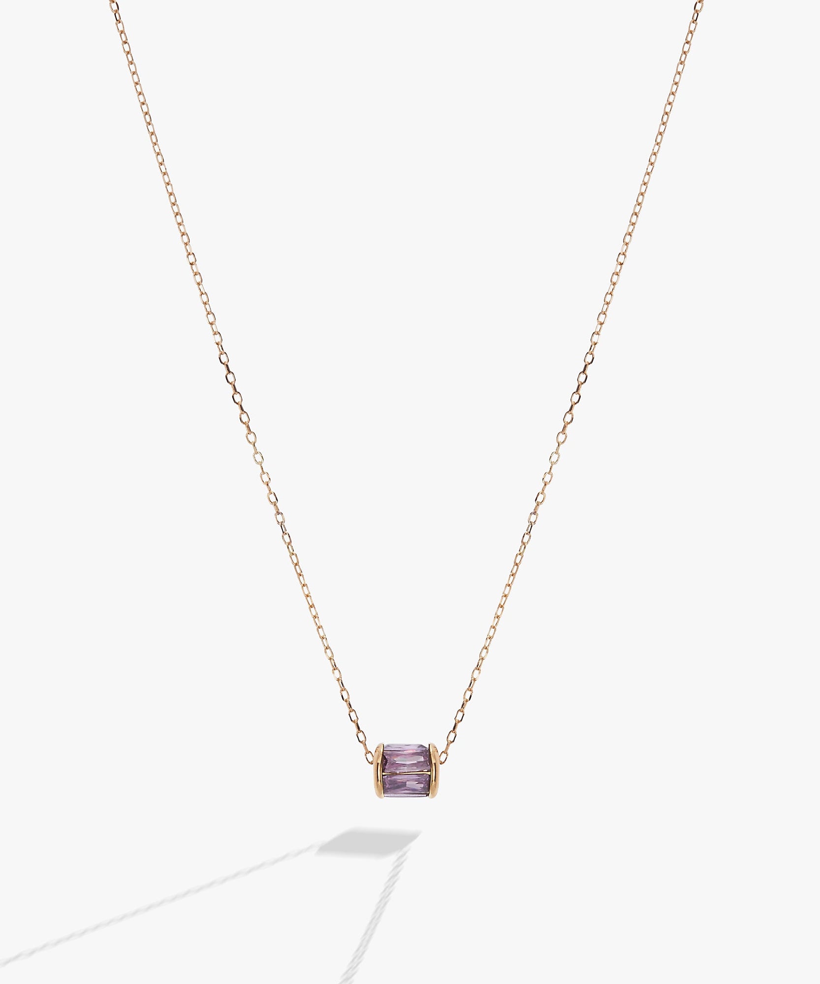 February Birthstone Precious Pendant Necklace