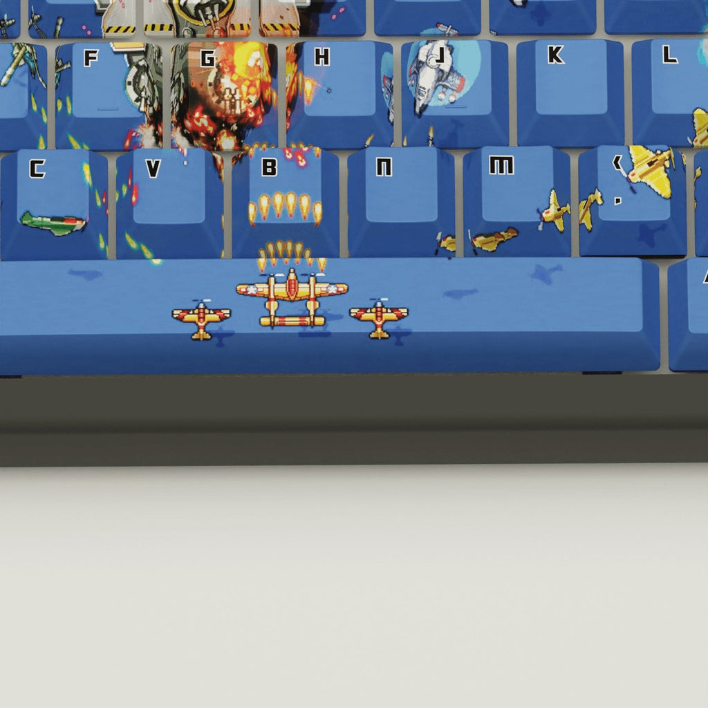 Fighter Arcade Design Keycaps and Mechanical Keyboard