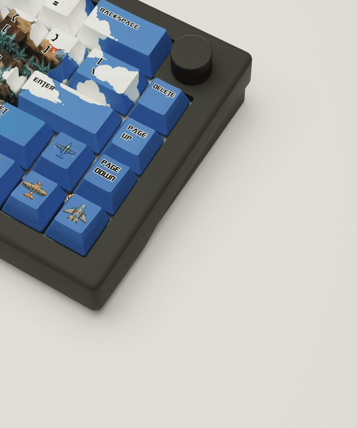 Fighter Arcade Design Keycaps and Mechanical Keyboard