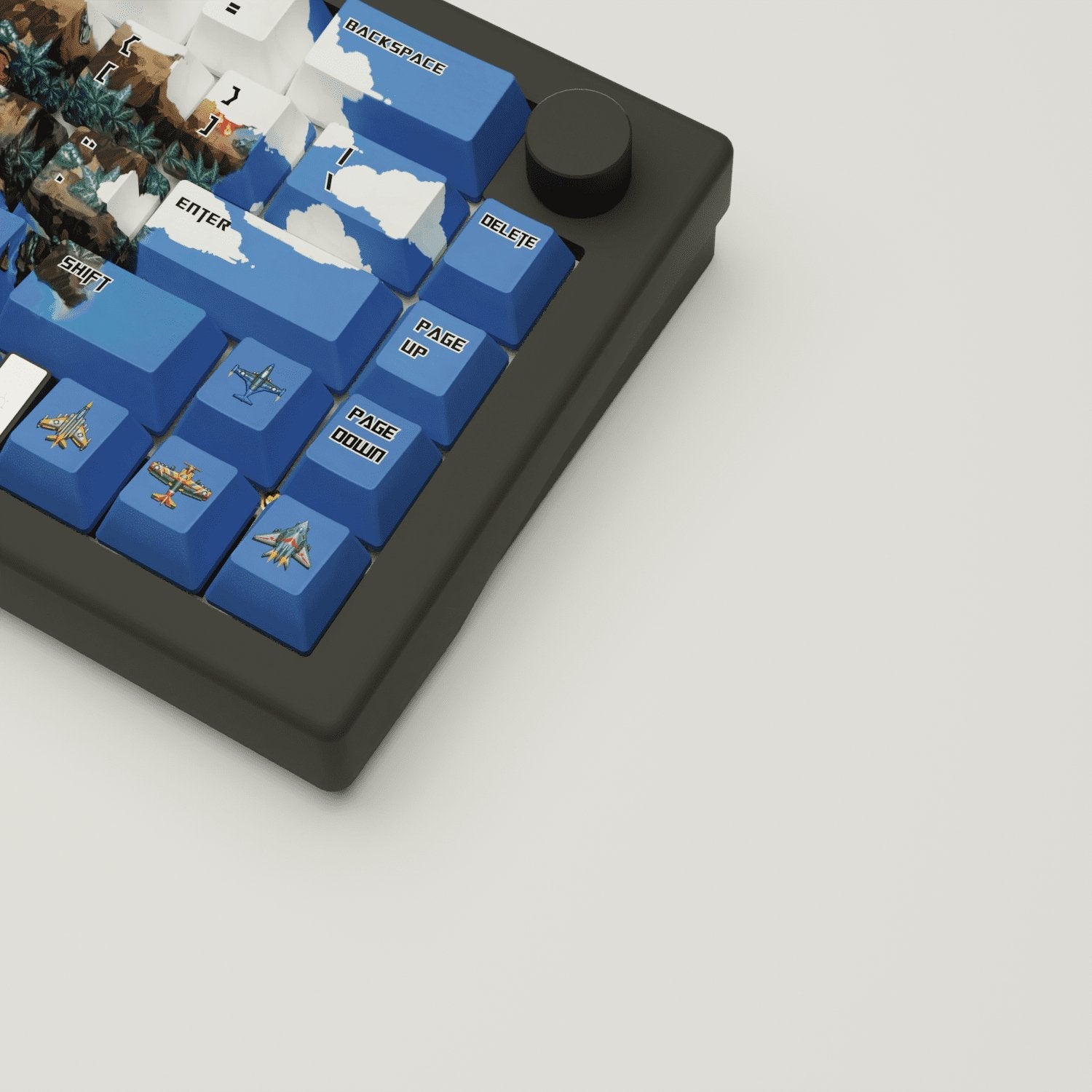 Fighter Arcade Design Keycaps and Mechanical Keyboard