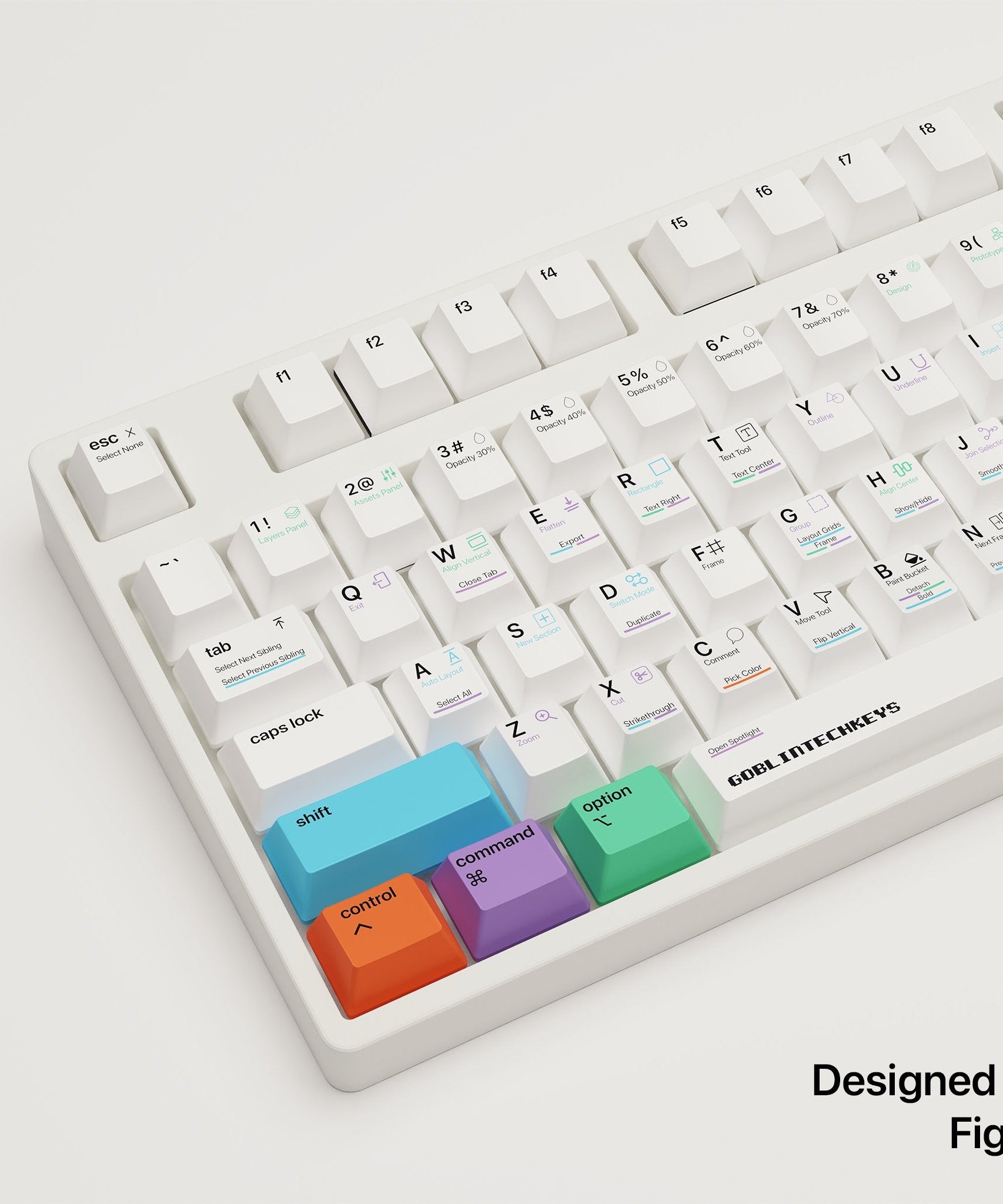 Figma Shortcut Key Mechanical Keyboard [MAC & PC] | Wireless & RGB Backlit