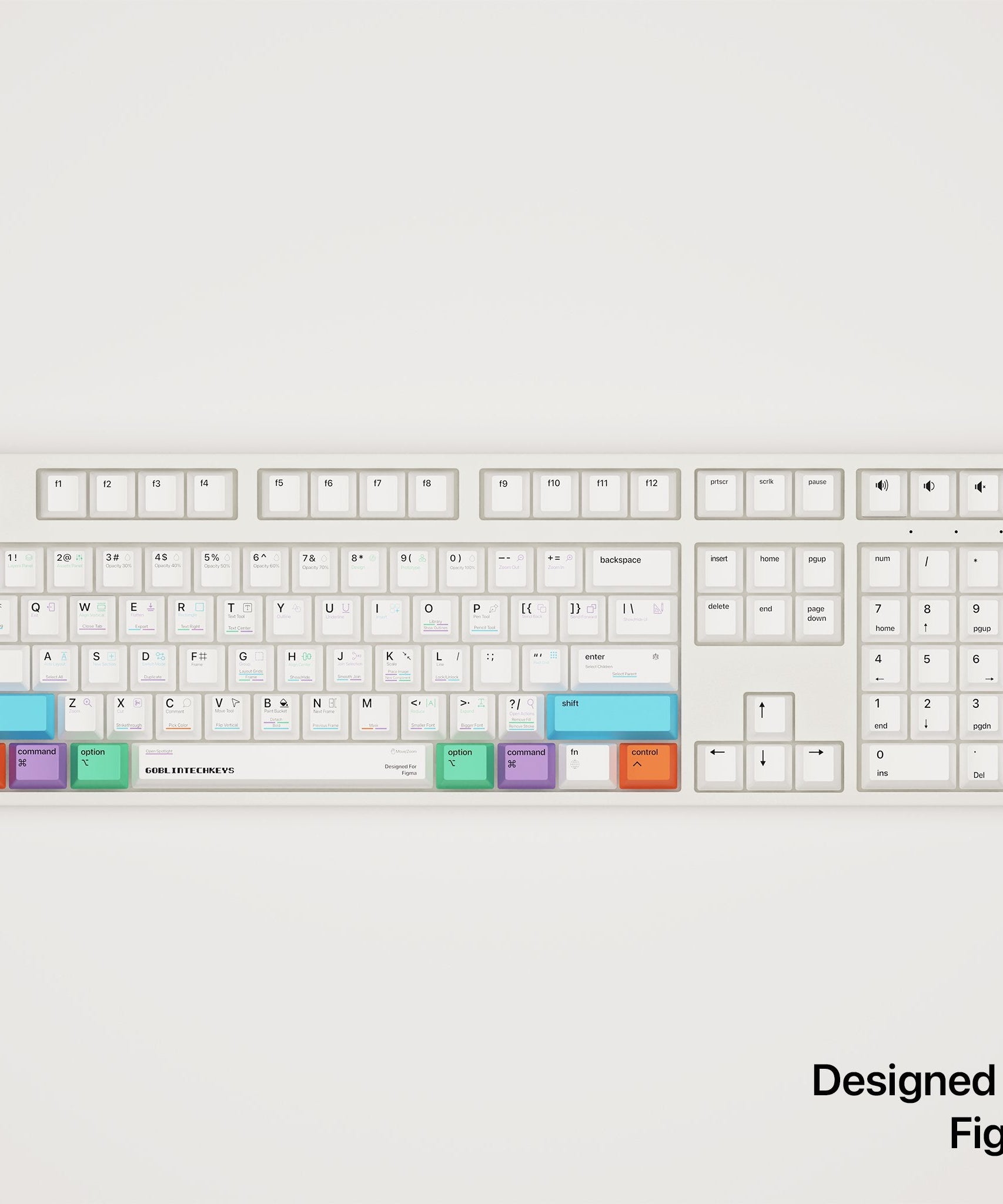 Figma Shortcut Key Mechanical Keyboard [MAC & PC] | Wireless & RGB Backlit