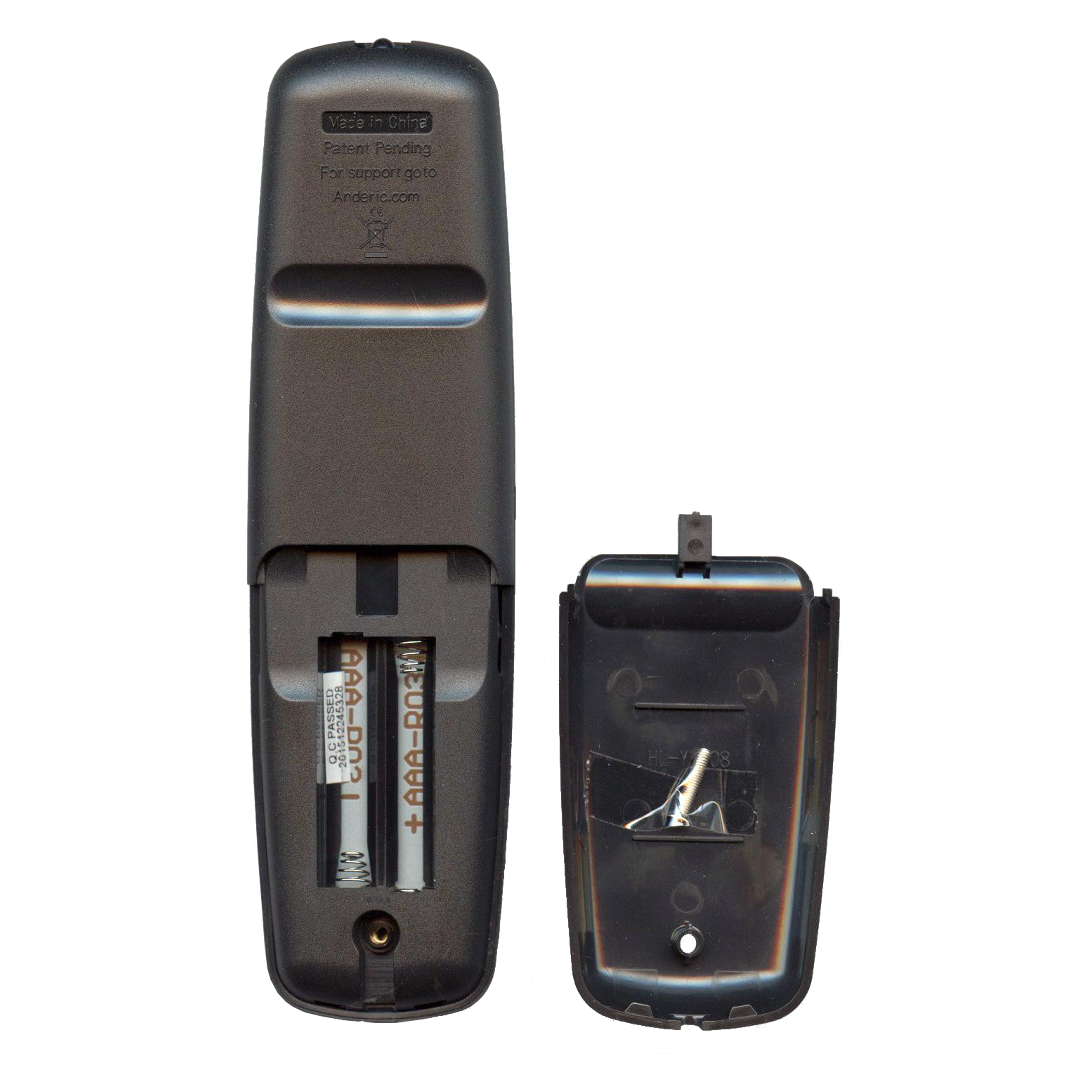 Anderic RRH100 2-Device Universal Remote Control for Hospitality TVs and Cable/Satellite/STB Boxes with Learning