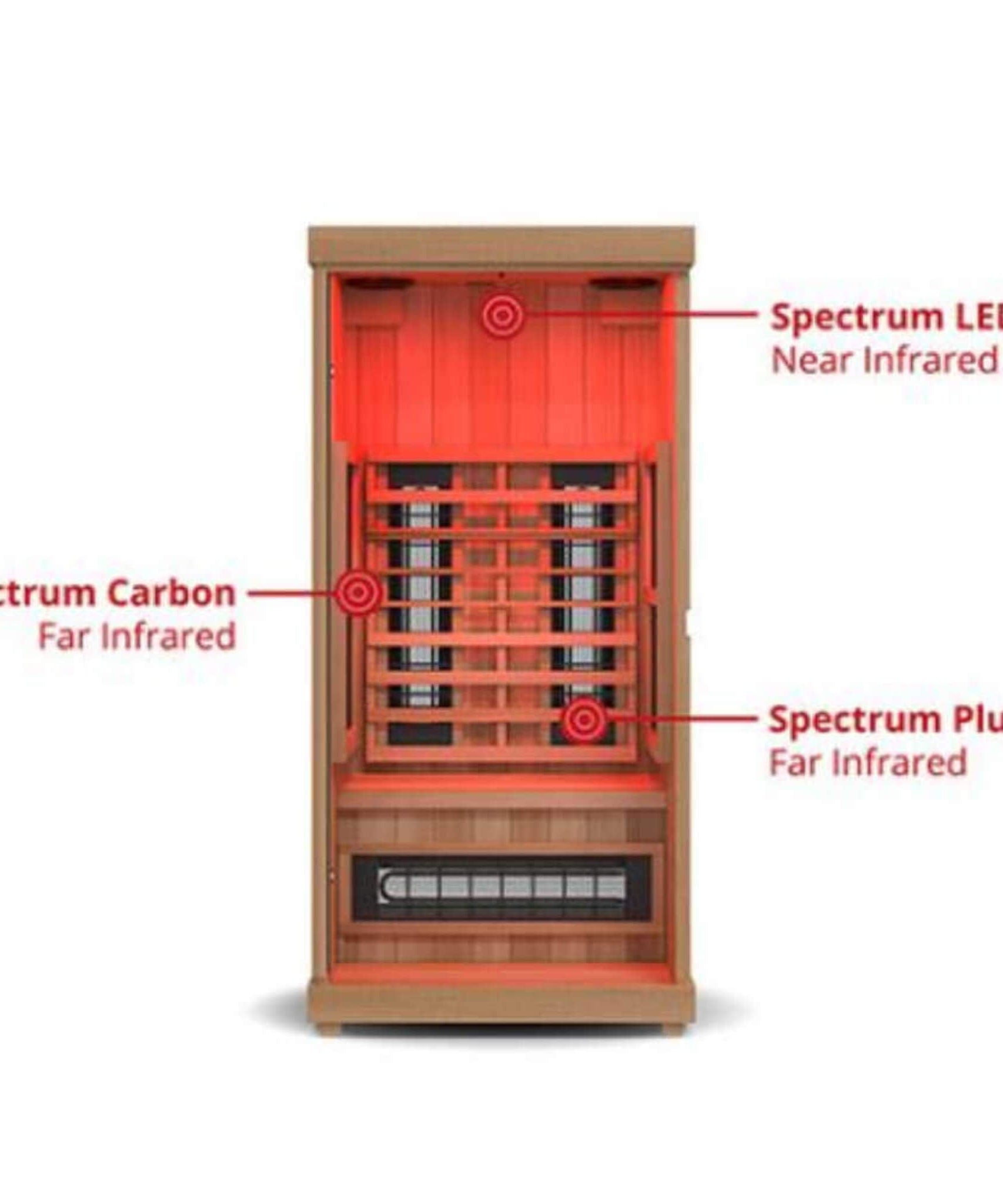 Finnmark FD-1 Full Spectrum 1-Person Home Infrared Sauna With Bluetooth Audio [FD-KN001] (SAK18374)