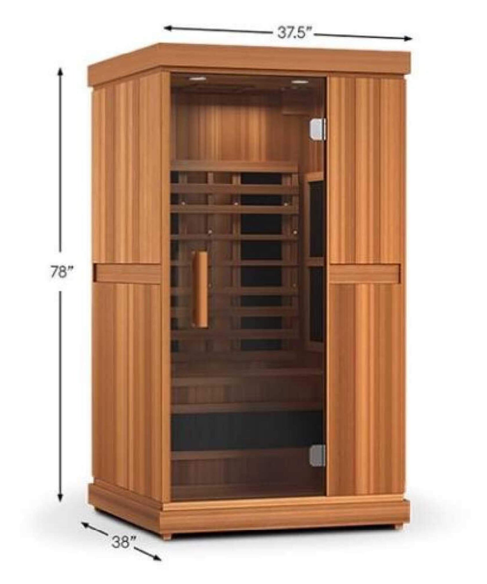 Finnmark FD-1 Full Spectrum 1-Person Home Infrared Sauna With Bluetooth Audio [FD-KN001] (SAK18374)