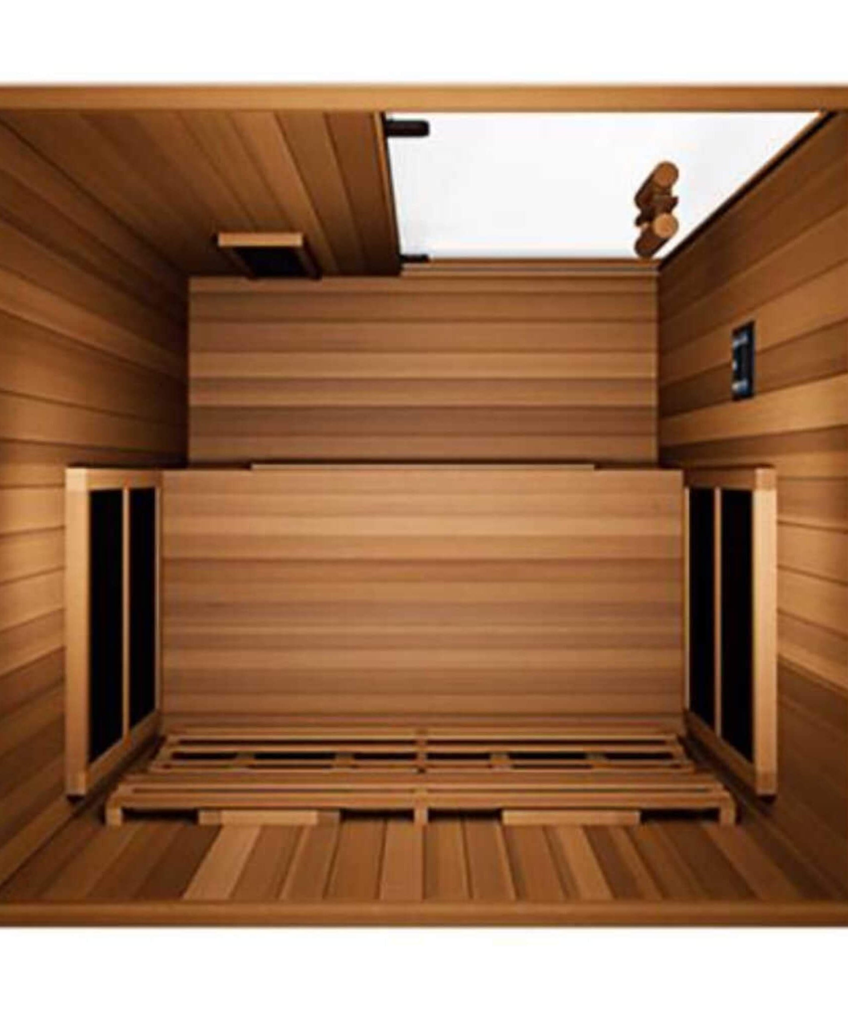 Finnmark FD-2 Full-Spectrum 2-Person Home Infrared Sauna With Built-In LCD Touchscreen Controller [FD-KN002] (SAK94731)