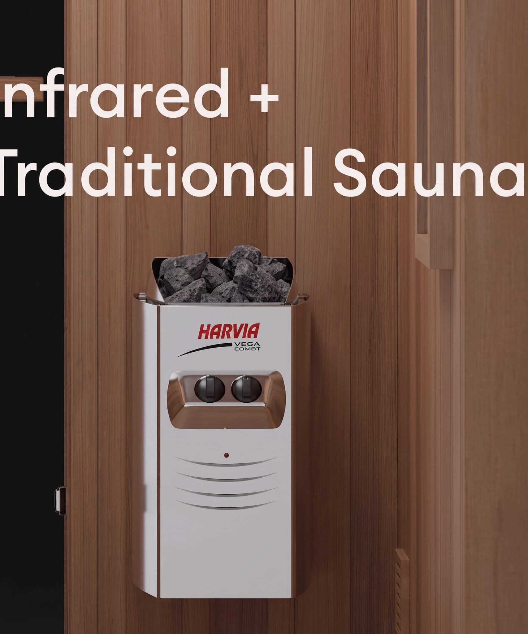 Finnmark FD-4 Trinity 2-Person Home Infrared & Steam Sauna Combo [FD-KN004] (SAK41865)