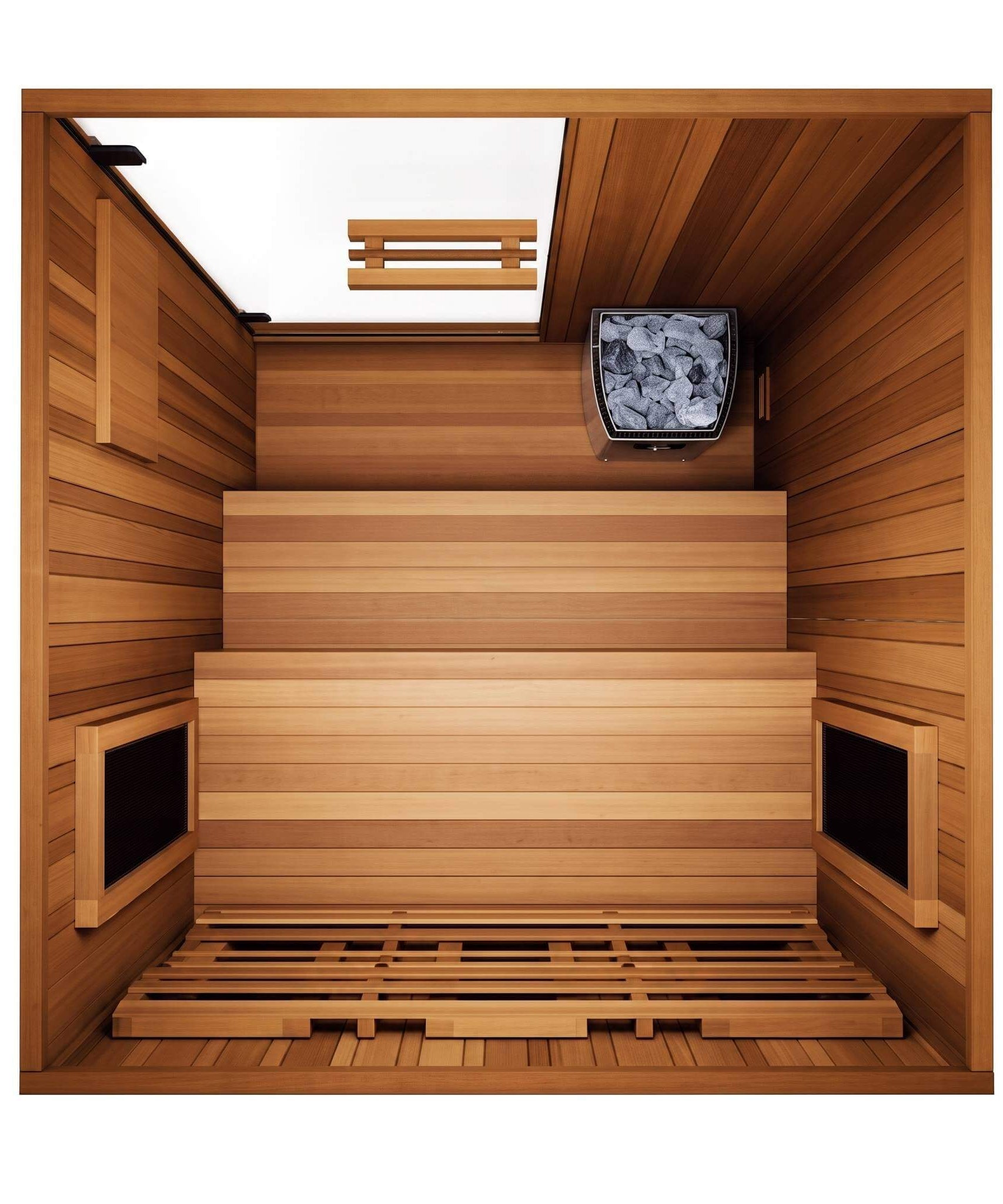 Finnmark FD-4 Trinity 2-Person Home Infrared & Steam Sauna Combo [FD-KN004] (SAK41865)