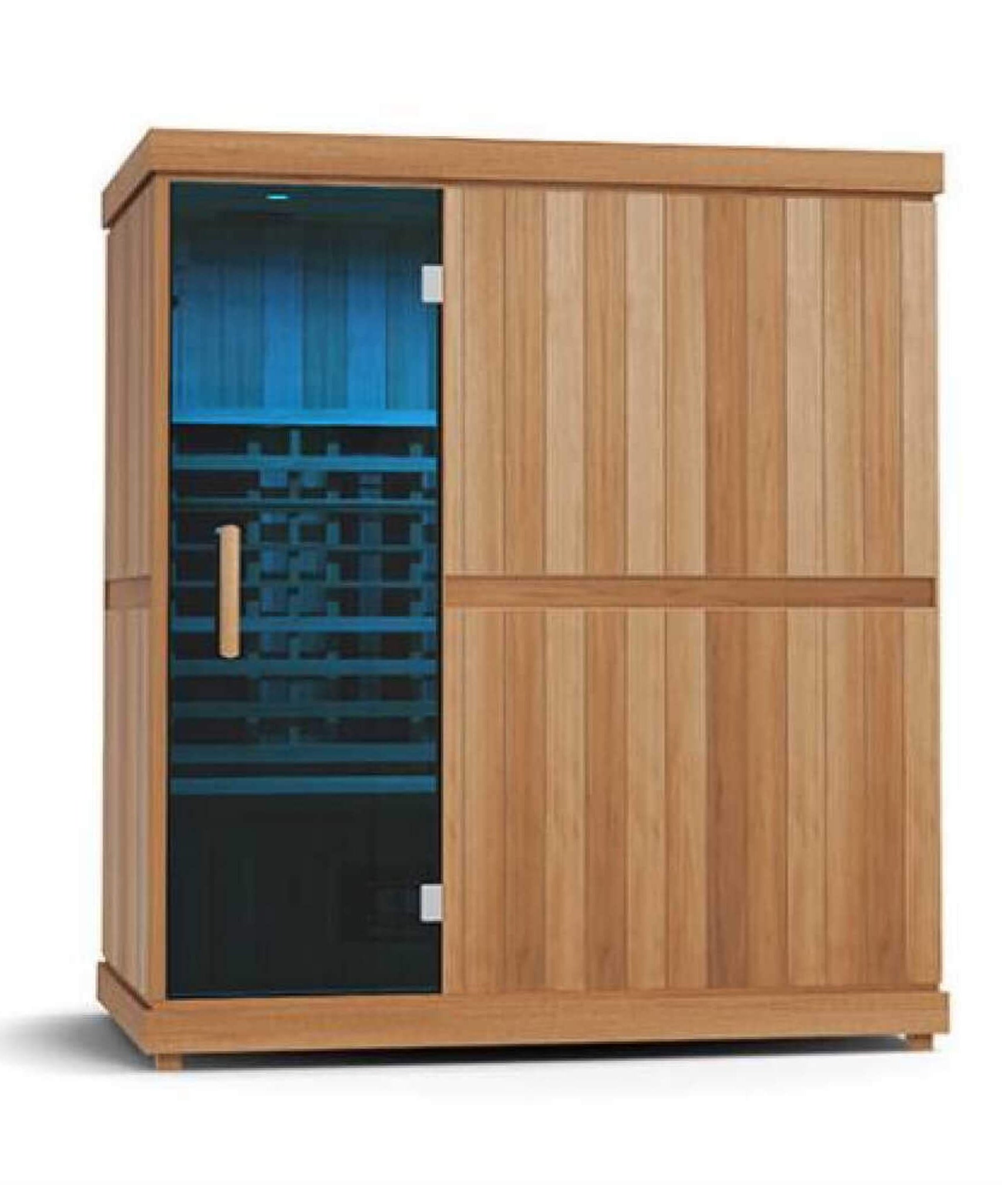 Finnmark FD-3 Full Spectrum 4-Person Capacity Home Infrared Sauna With Adjustable Sauna Feet [FD-KN003] (SAK52689)