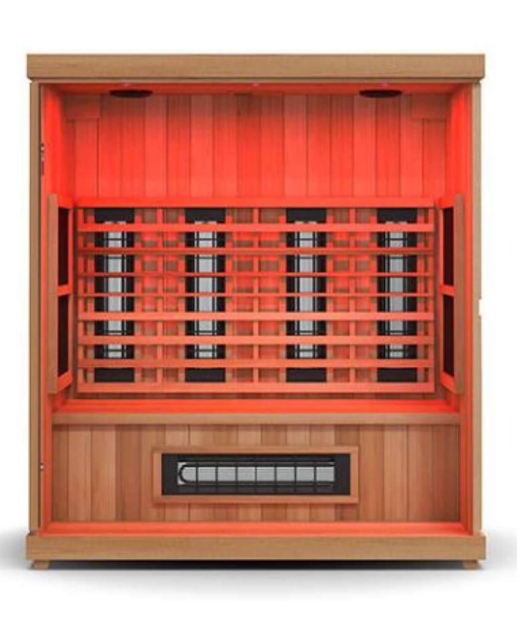 Finnmark FD-3 Full Spectrum 4-Person Capacity Home Infrared Sauna With Adjustable Sauna Feet [FD-KN003] (SAK52689)