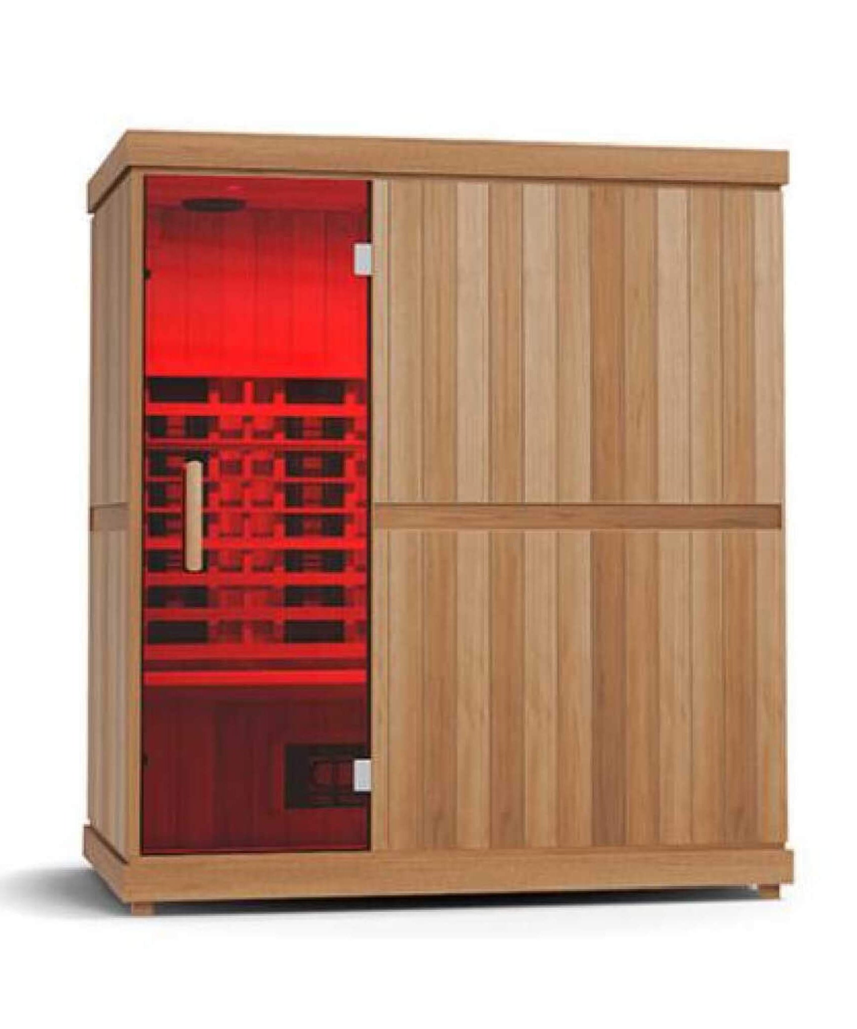 Finnmark FD-3 Full Spectrum 4-Person Capacity Home Infrared Sauna With Adjustable Sauna Feet [FD-KN003] (SAK52689)
