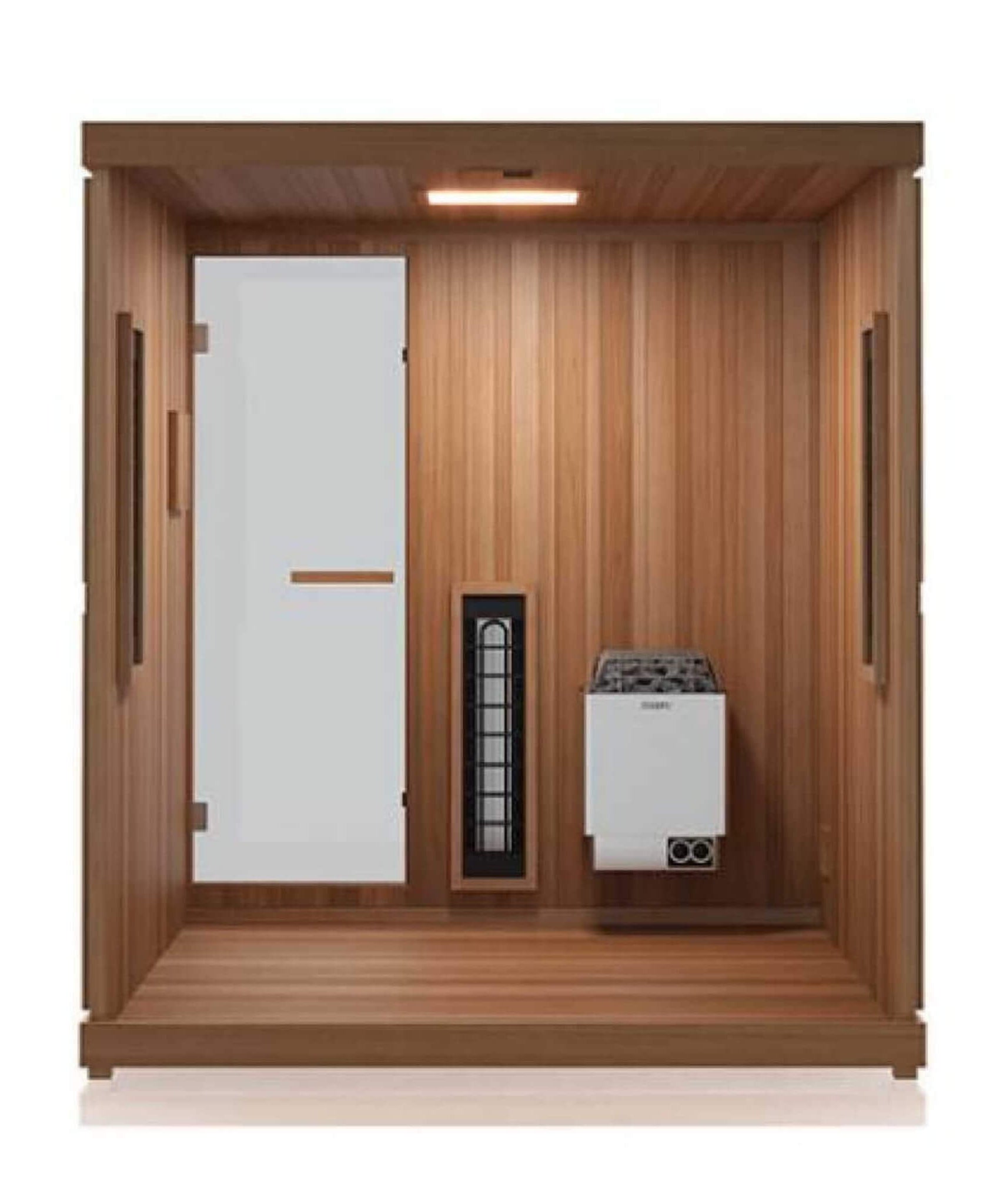 Finnmark FD-5 Trinity XL 4-Person Home Infrared & Steam Sauna Combo [FD-KN005] (SAK37258)