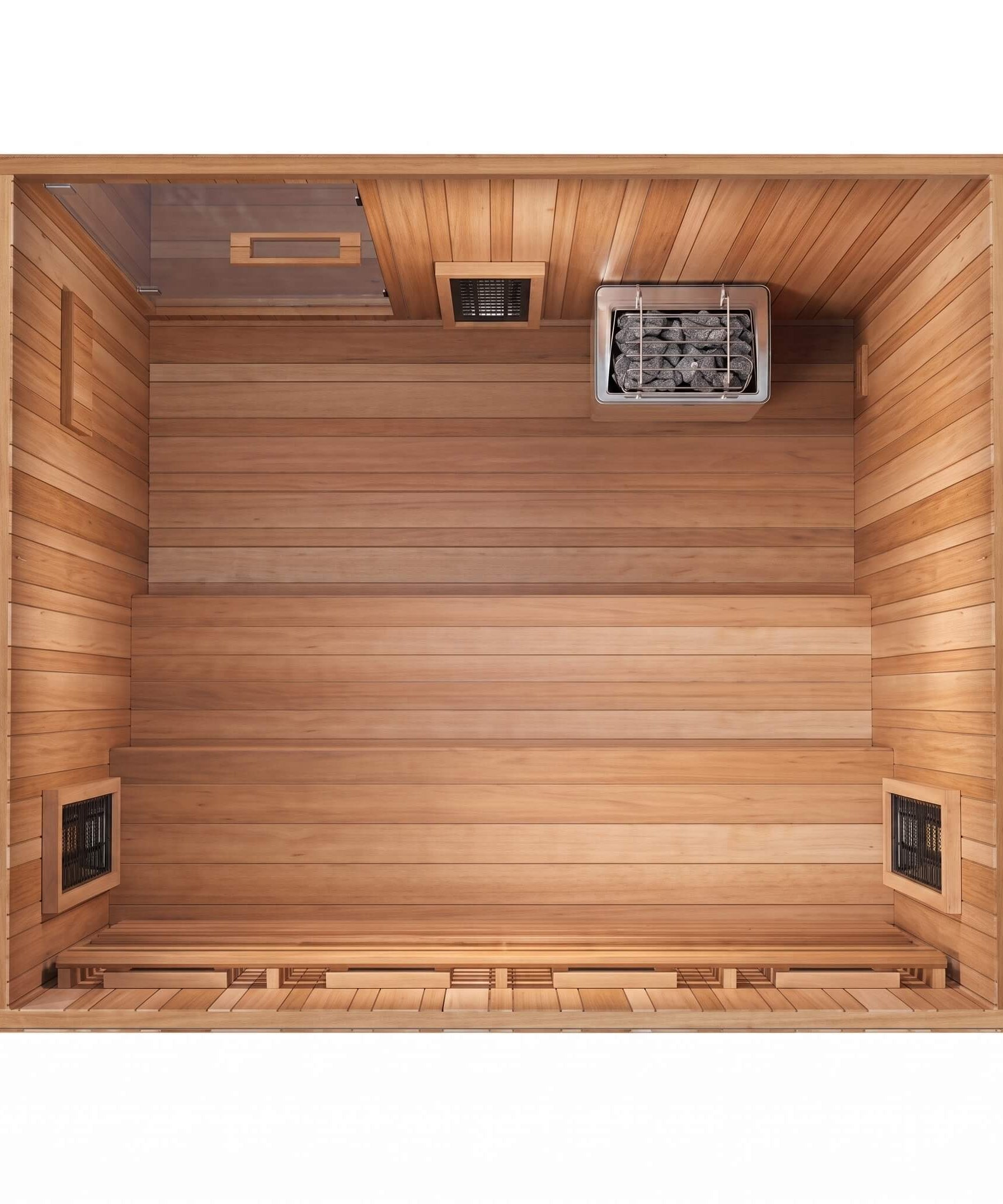 Finnmark FD-5 Trinity XL 4-Person Home Infrared & Steam Sauna Combo [FD-KN005] (SAK37258)