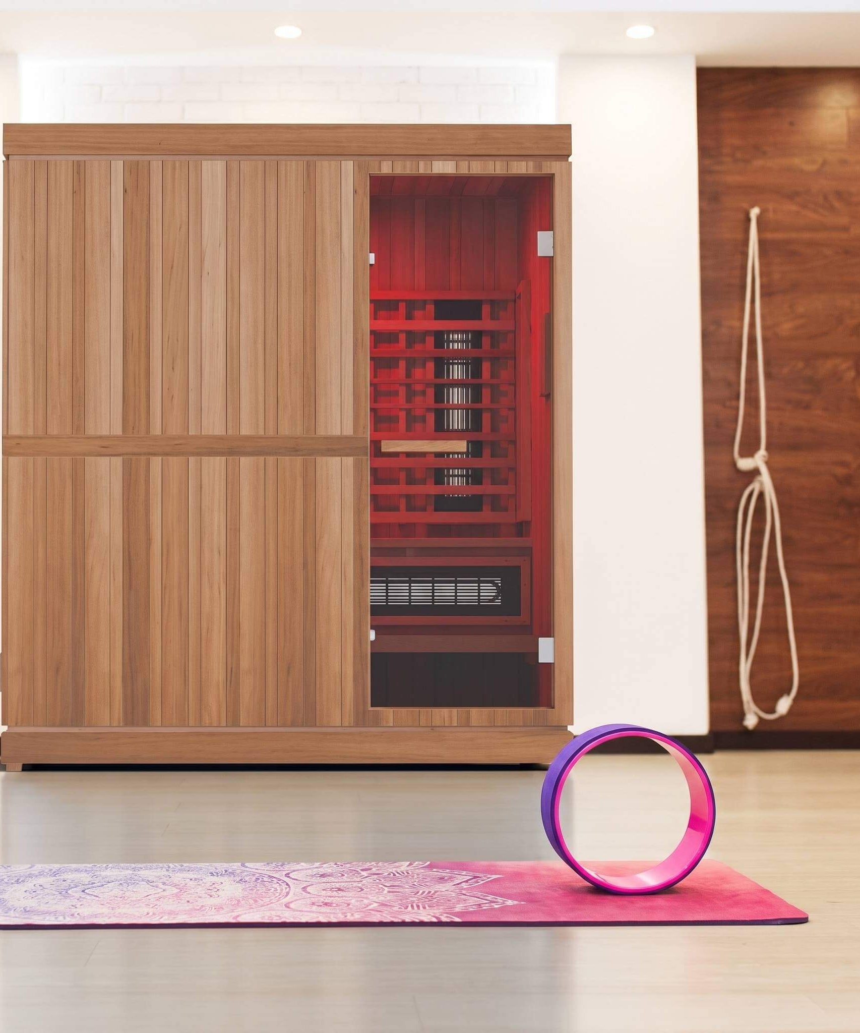 Finnmark FD-5 Trinity XL 4-Person Home Infrared & Steam Sauna Combo [FD-KN005] (SAK37258)
