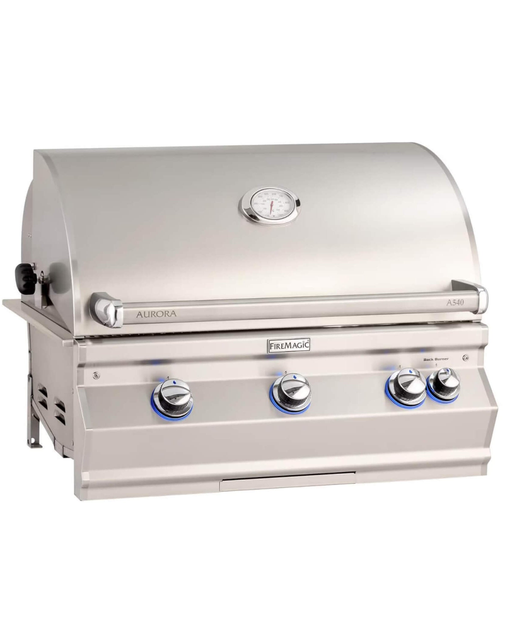 Fire Magic Aurora 30-Inch Multi-User Built-In Grill With Analog Thermometer & Rotisserie Kit [A540I-8EAN/P] (SAK14578)