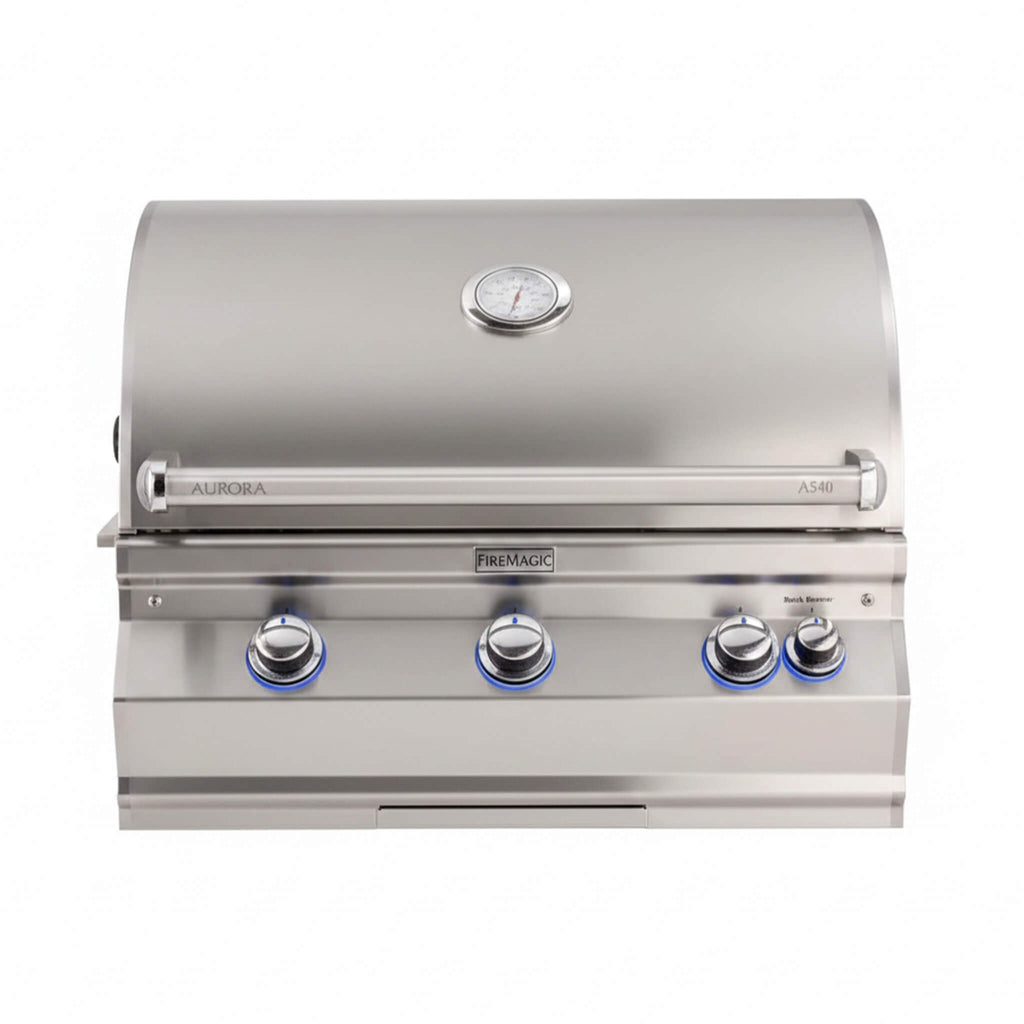 Fire Magic Aurora 36-Inch Multi-User Built-In Grill With Analog Thermometer & Rotisserie Kit [A790I-8EAN/P] (SAK42701)