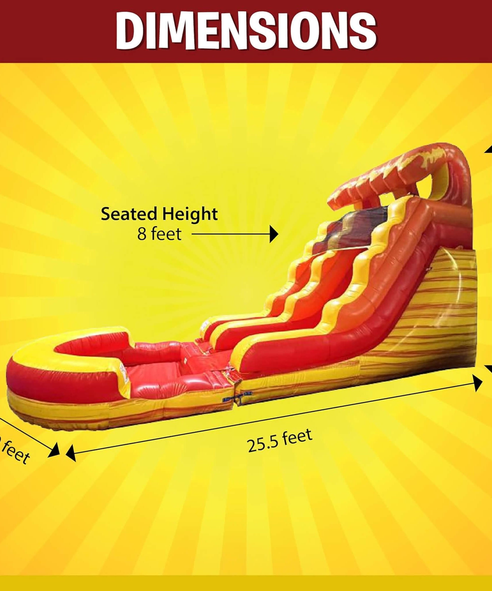 Large Fire Marble Inflatable Water Slide With Pool And Blower (SAK34567)