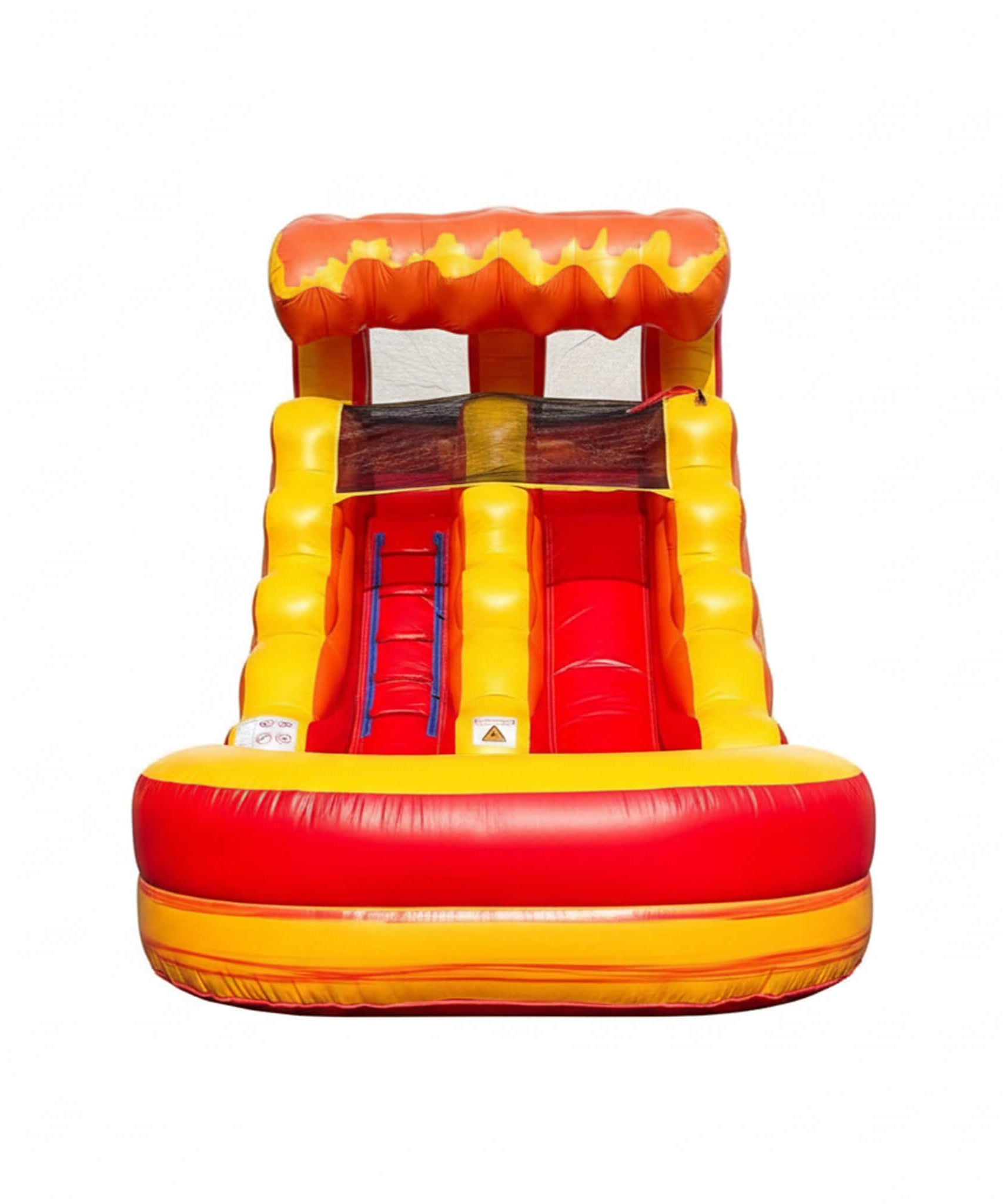 Large Fire Marble Inflatable Water Slide With Pool And Blower (SAK34567)
