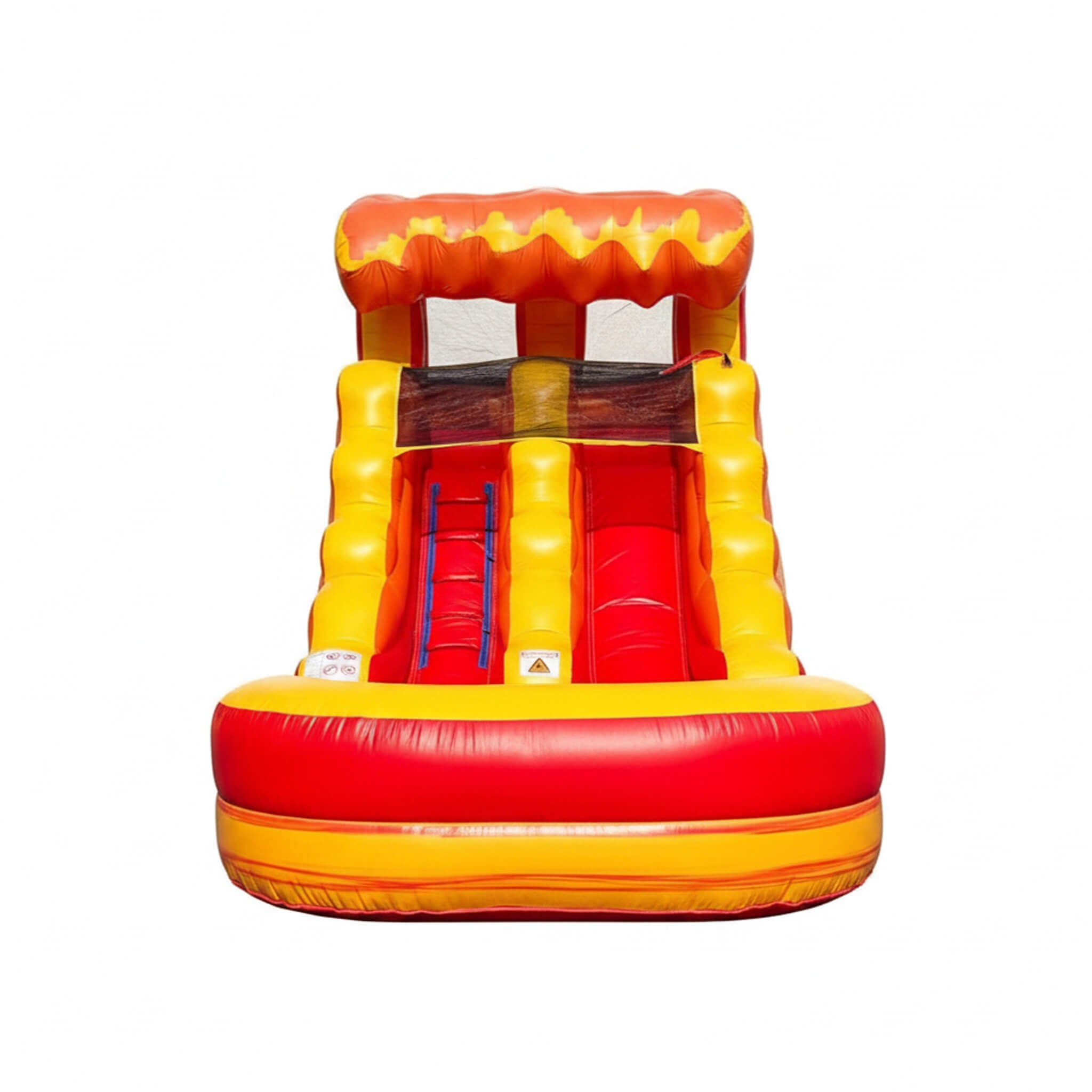 Large Fire Marble Inflatable Water Slide With Pool And Blower (SAK34567)
