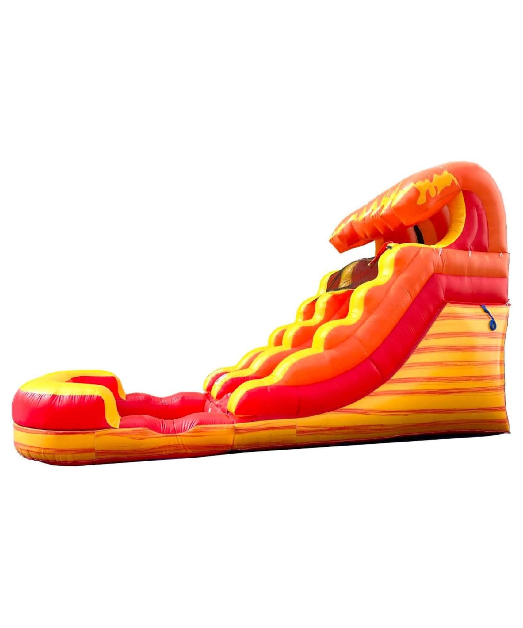 Large Fire Marble Inflatable Water Slide With Pool And Blower (SAK34567)