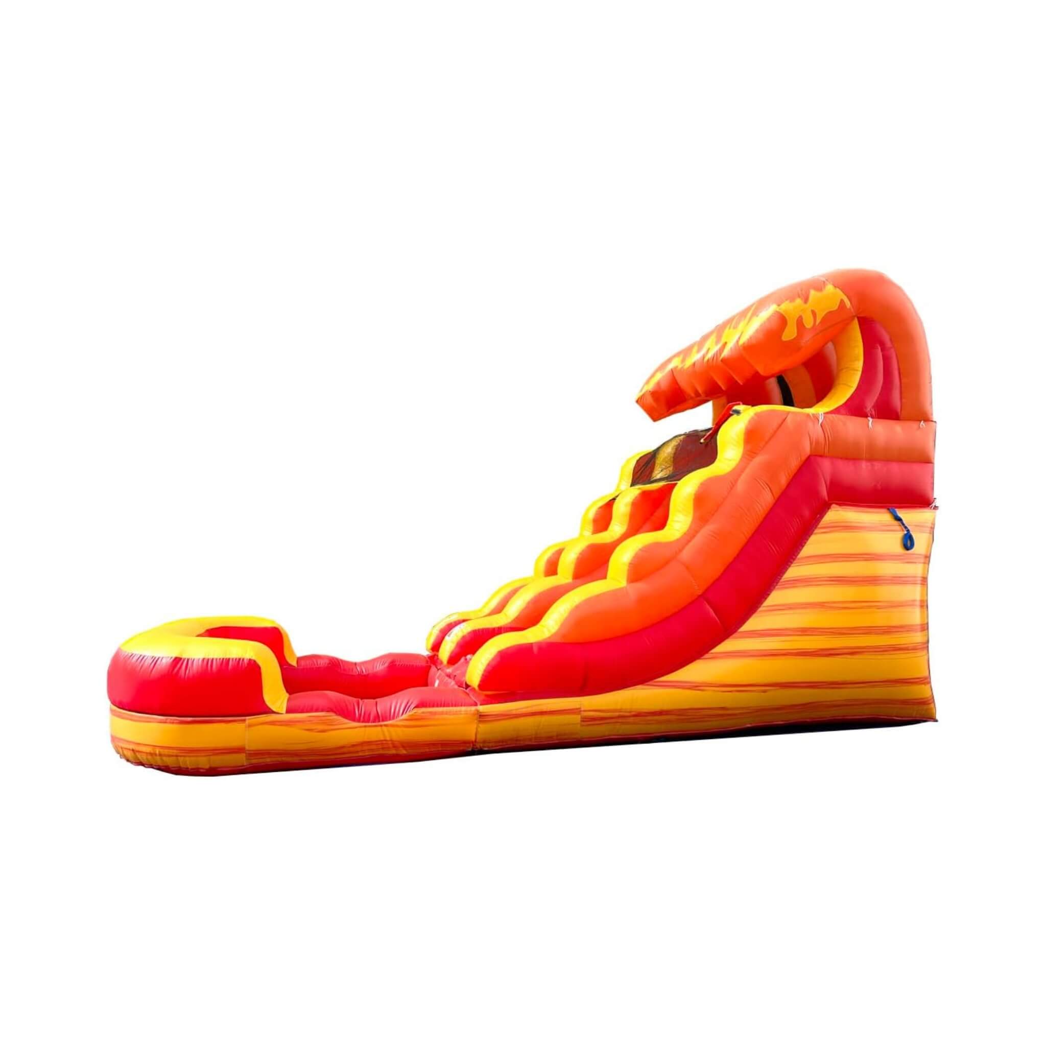 Large Fire Marble Inflatable Water Slide With Pool And Blower (SAK34567)