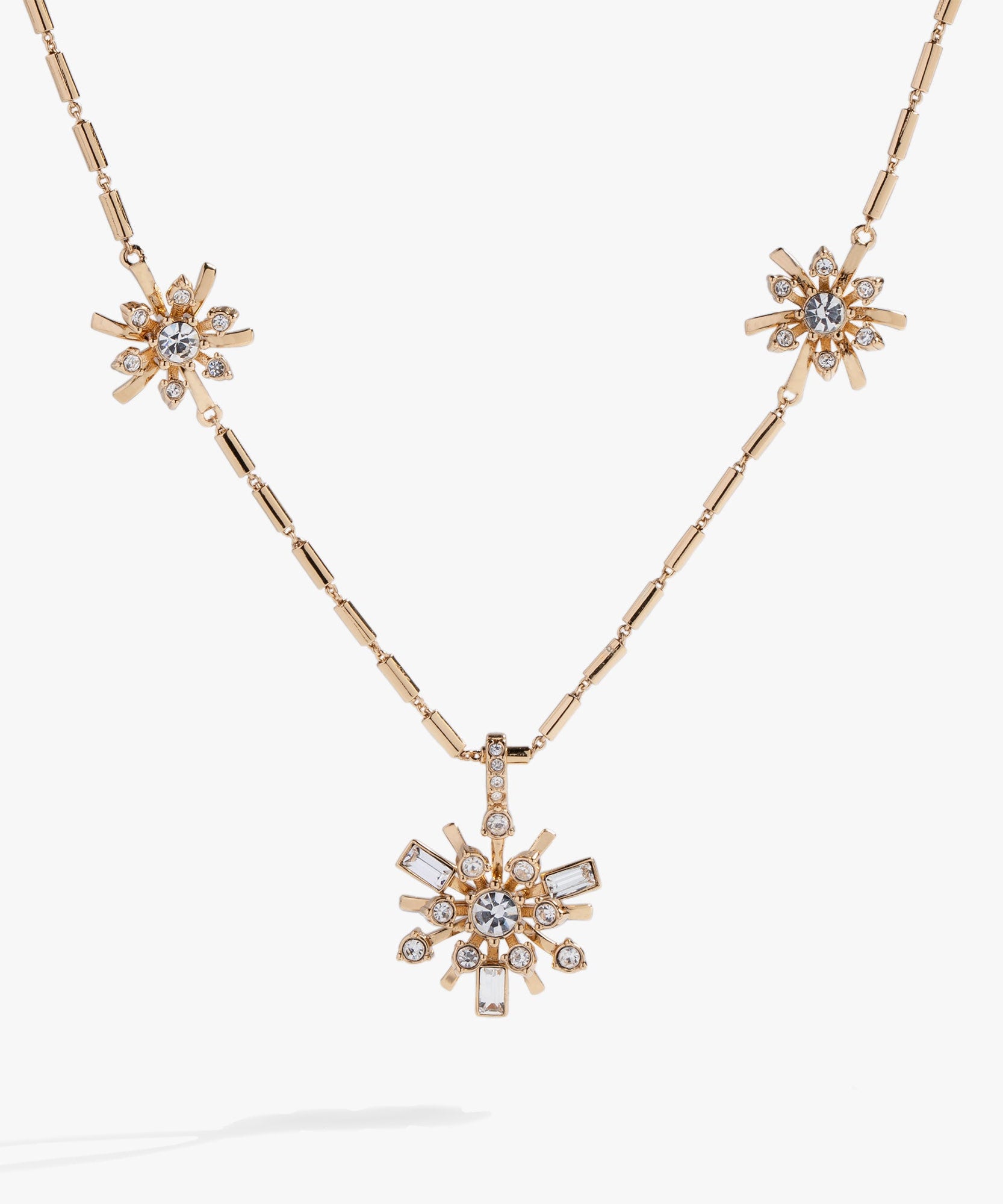 Festive Sparkle Inline Pendant Necklace