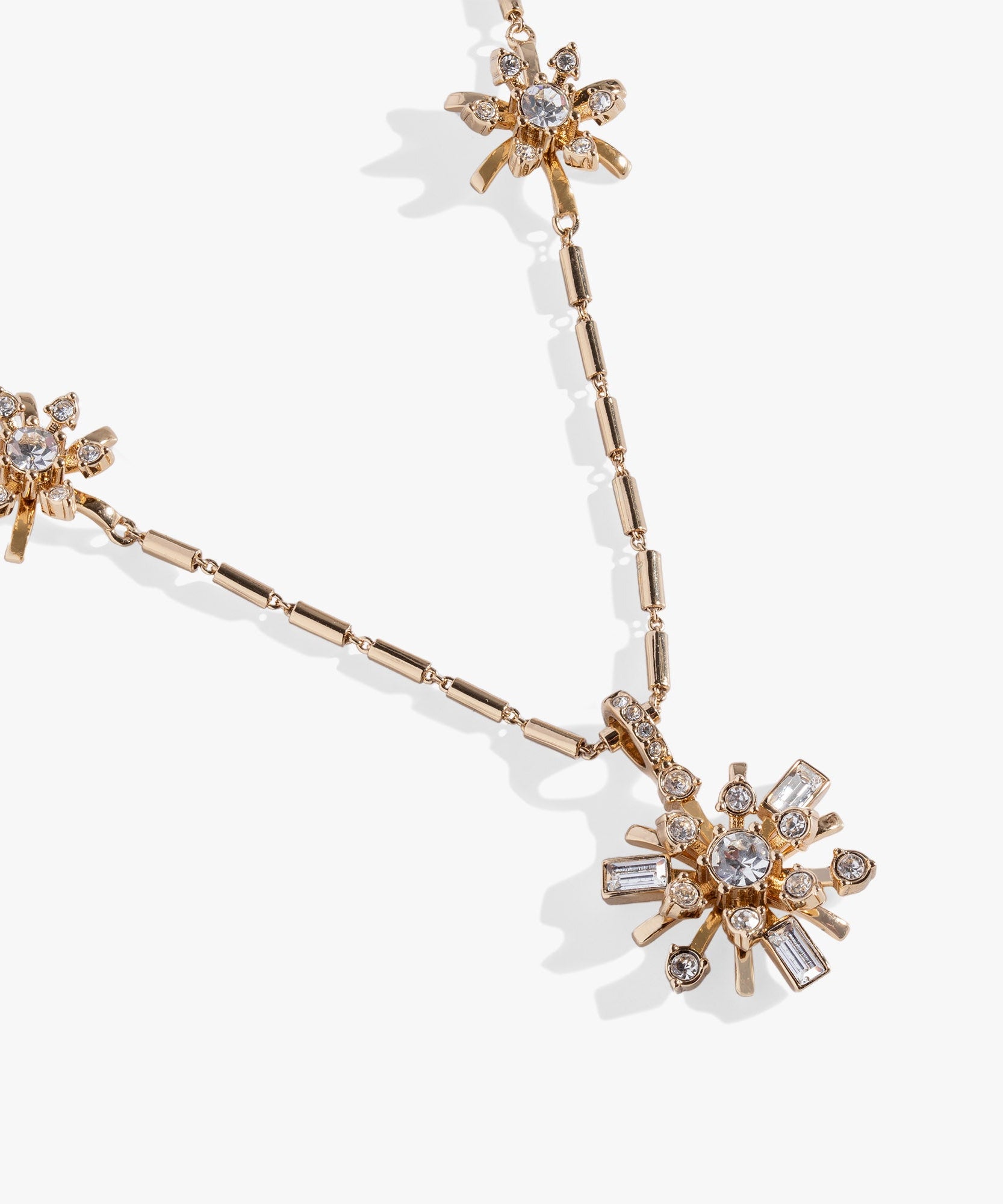 Festive Sparkle Inline Pendant Necklace