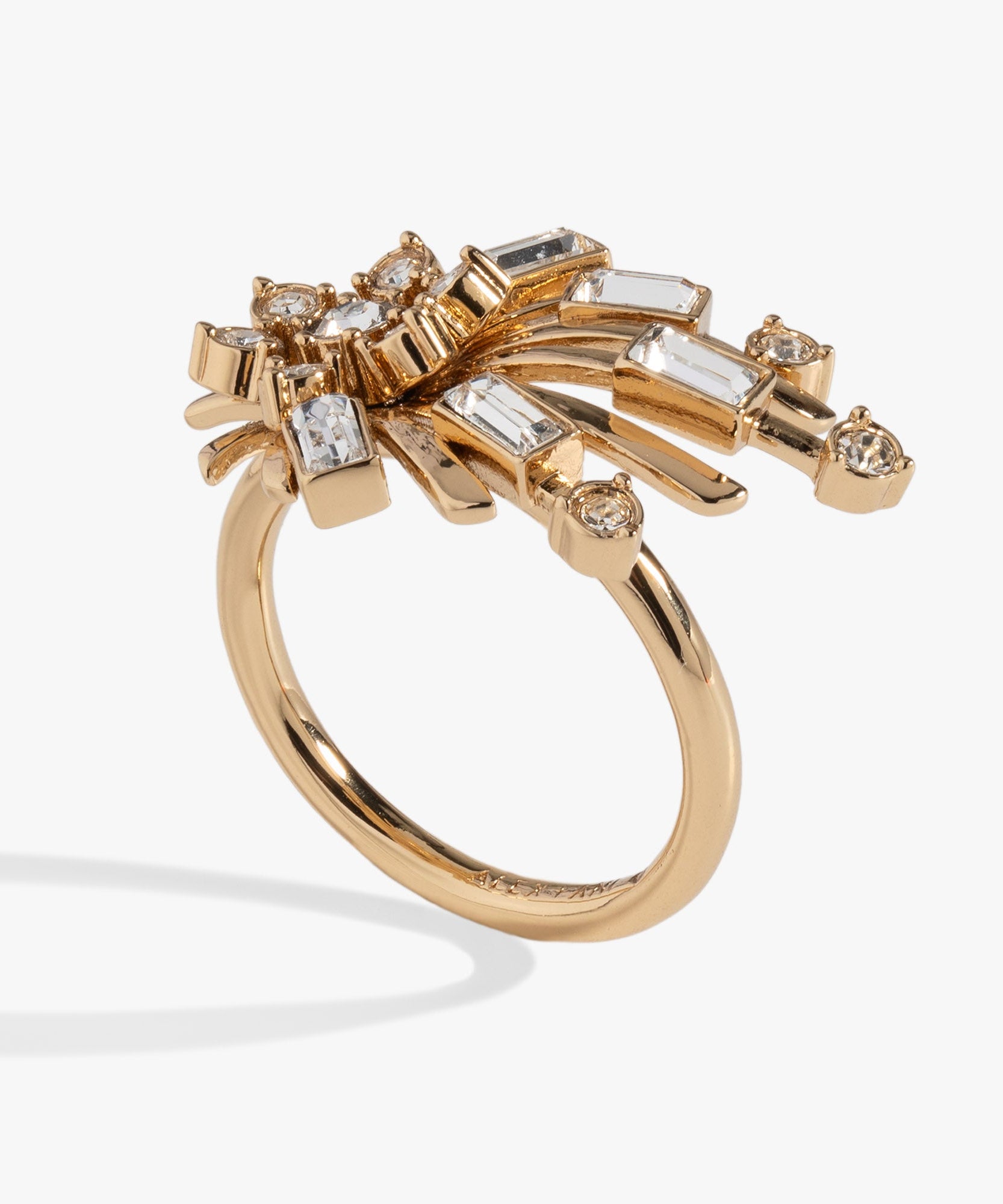 Festive Sparkle Statement Ring