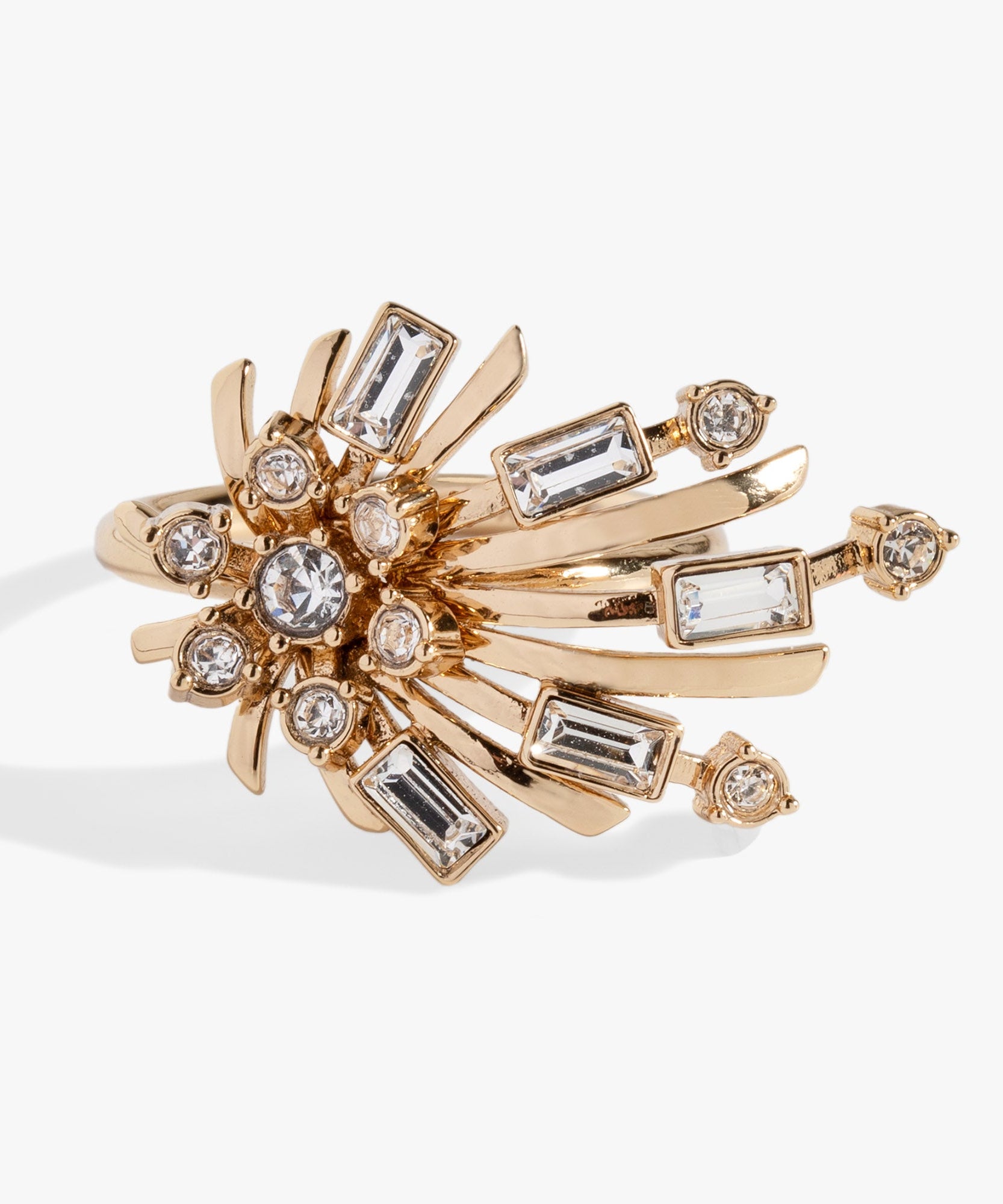 Festive Sparkle Statement Ring
