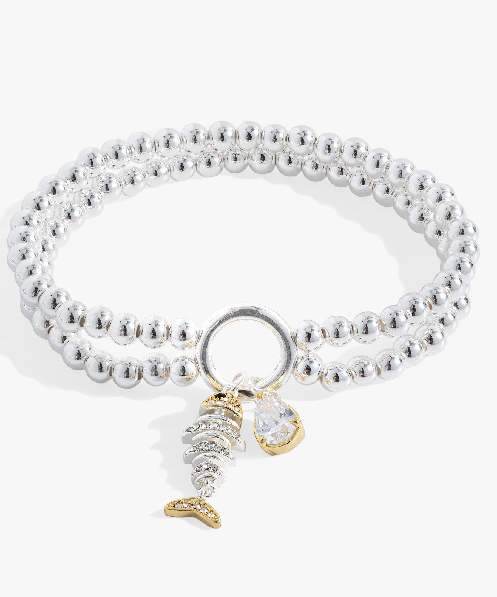 Fishbone Double Stretch Bracelet