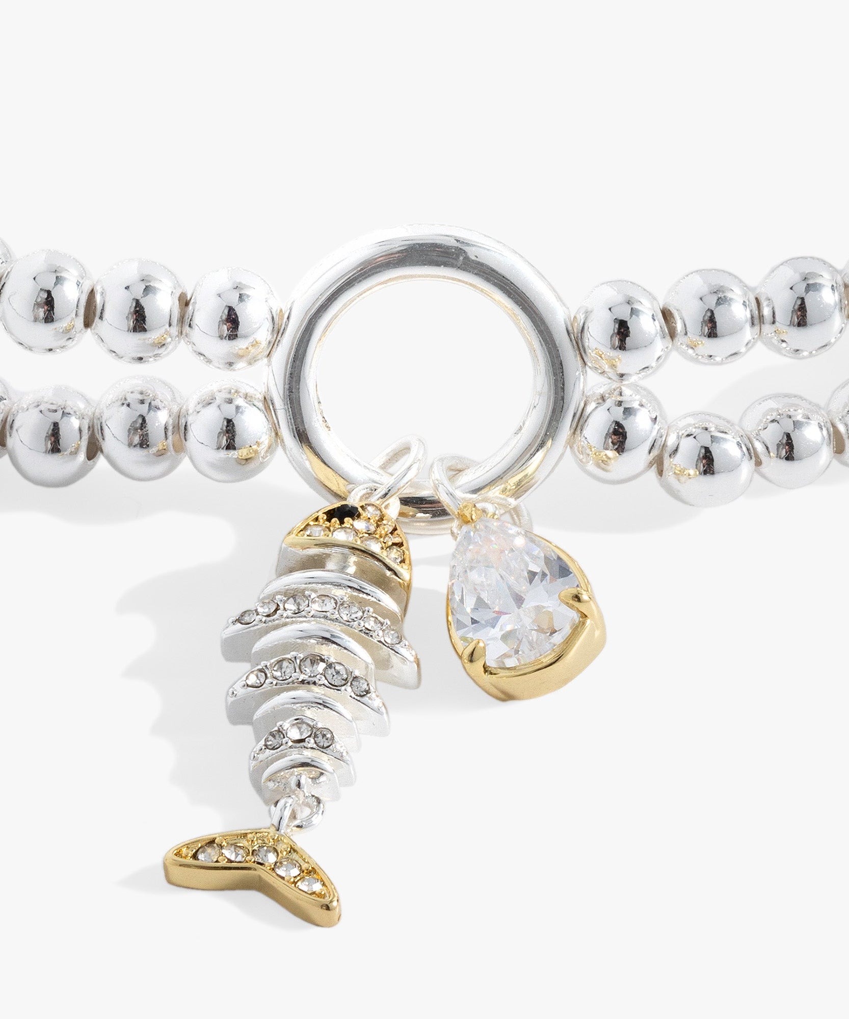 Fishbone Double Stretch Bracelet