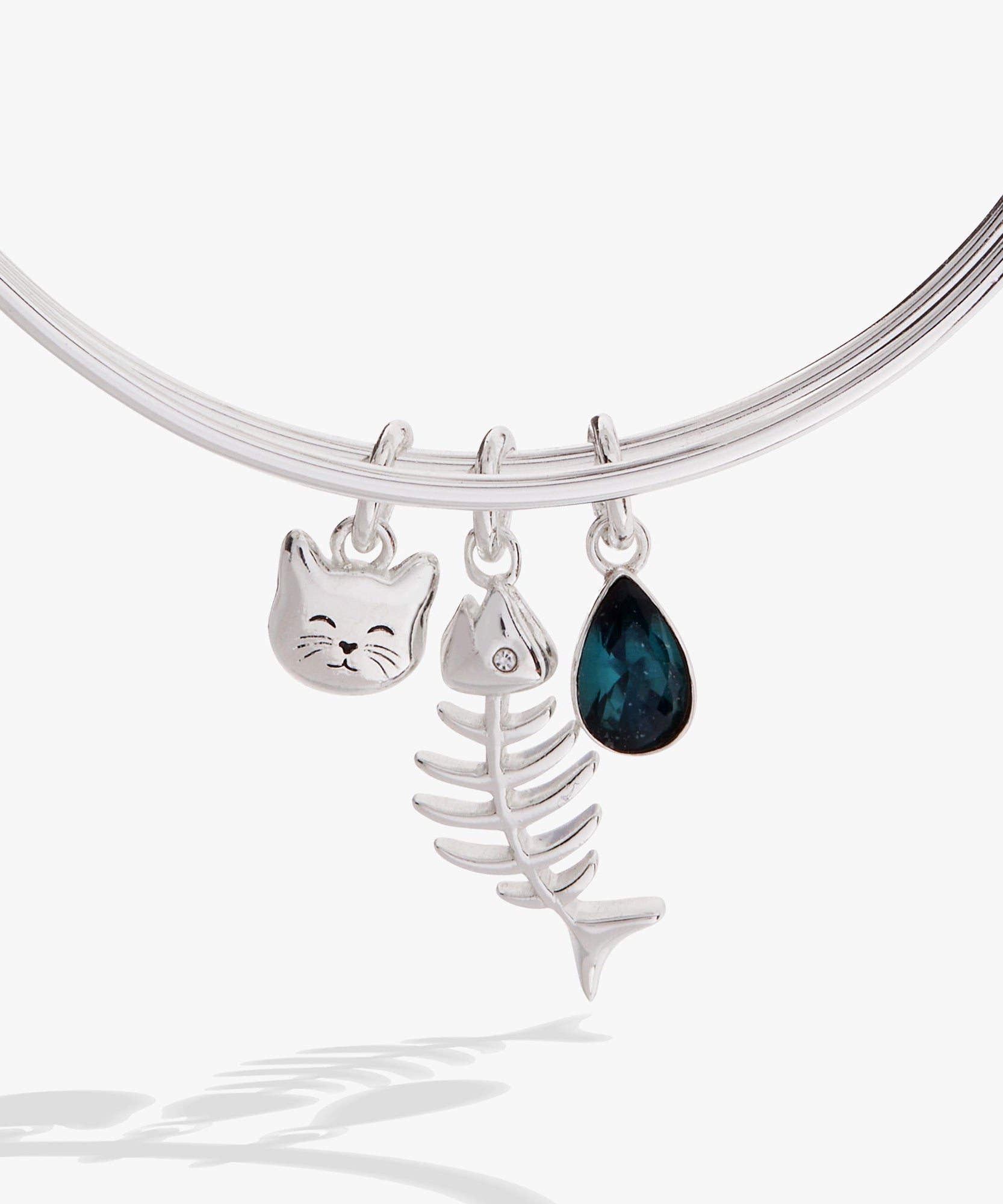 Fish Bone Cat Bangle