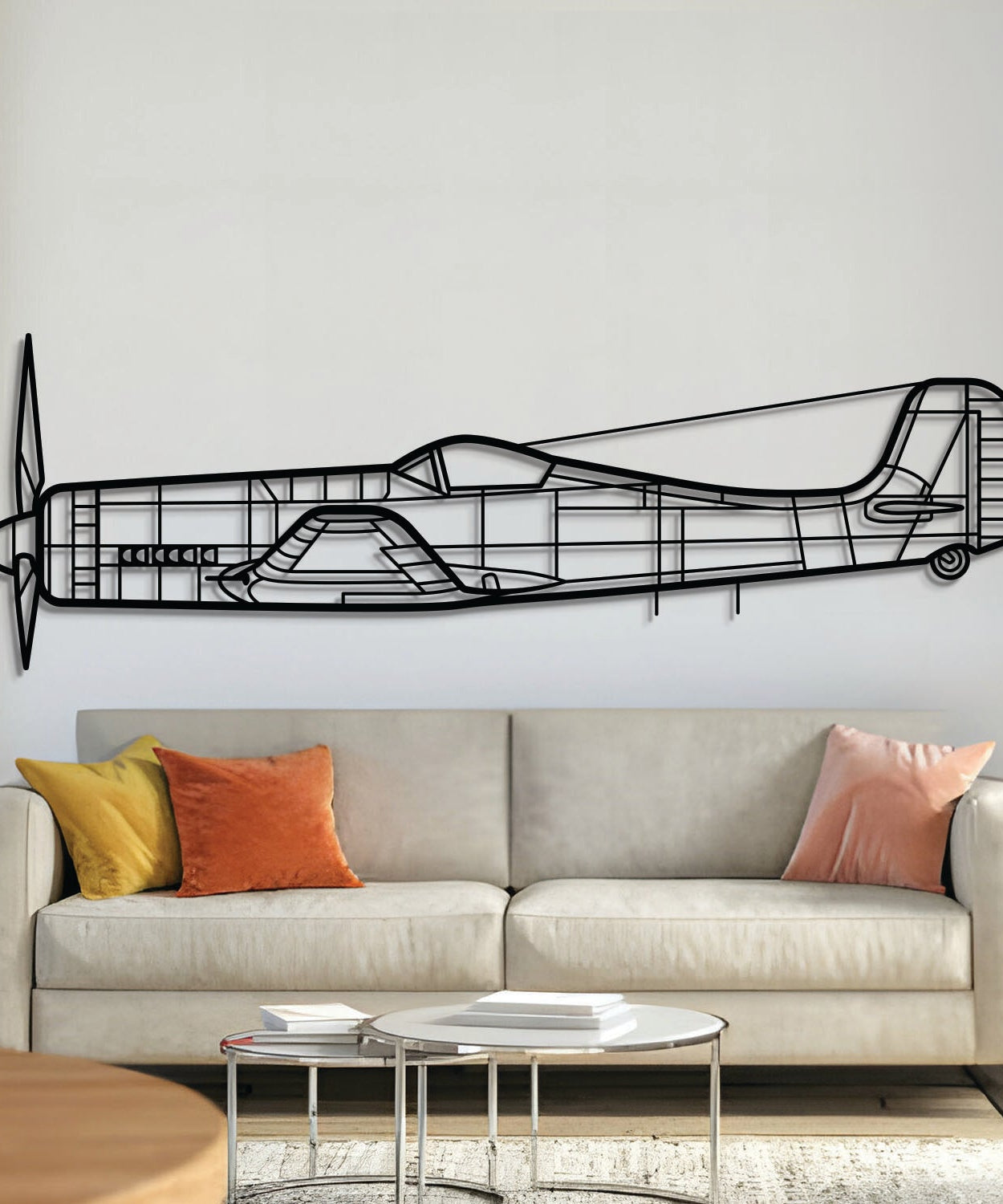 Ta-152H-1 Metallflugzeug-Wandkunst - NCP0299