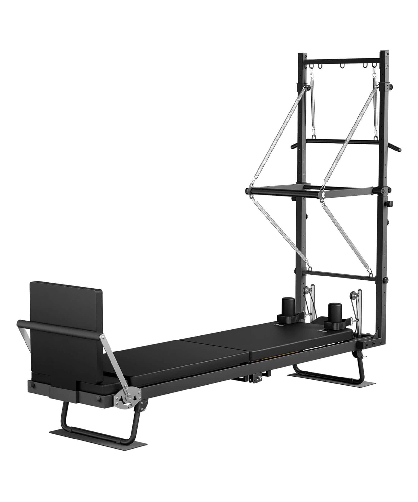 Core Pilates Foldable Dual Resistance Pilates Reformer Machine With Tower (SAK96041)