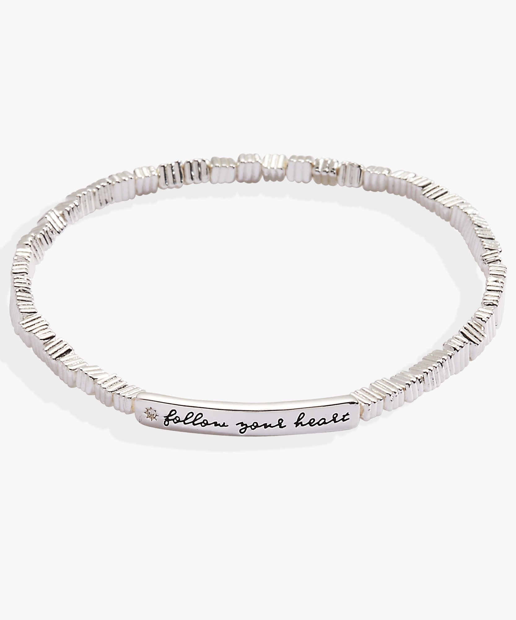 Follow Your Heart Stretch Bracelet