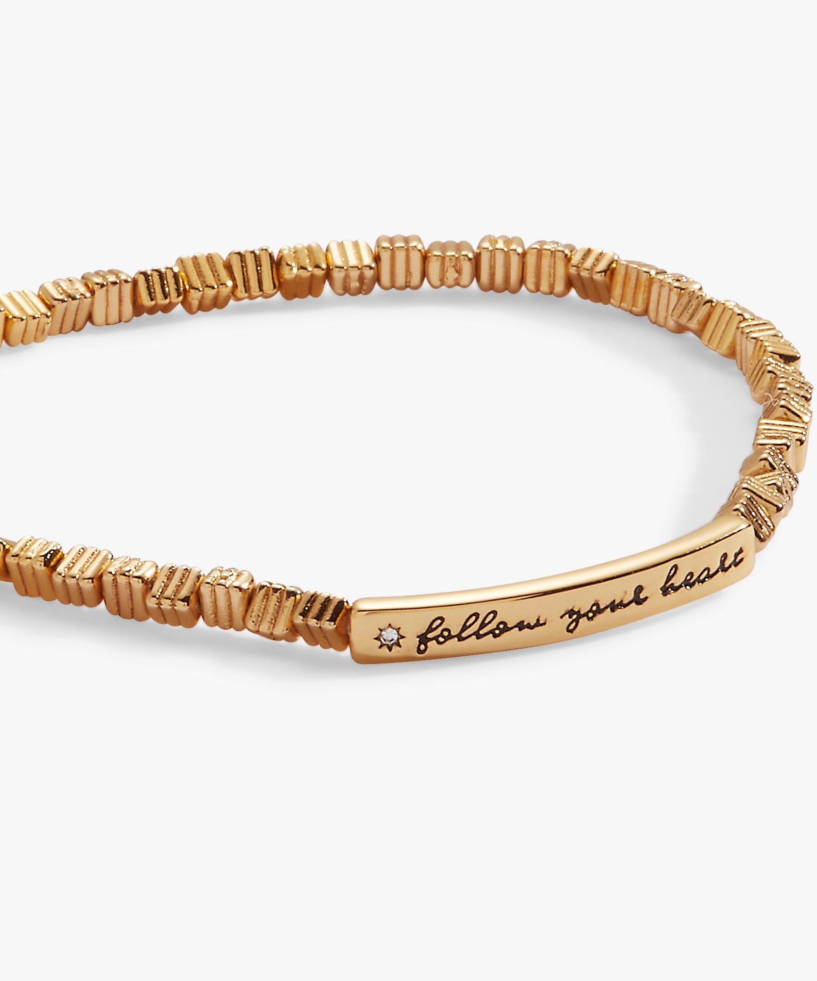 Follow Your Heart Stretch Bracelet